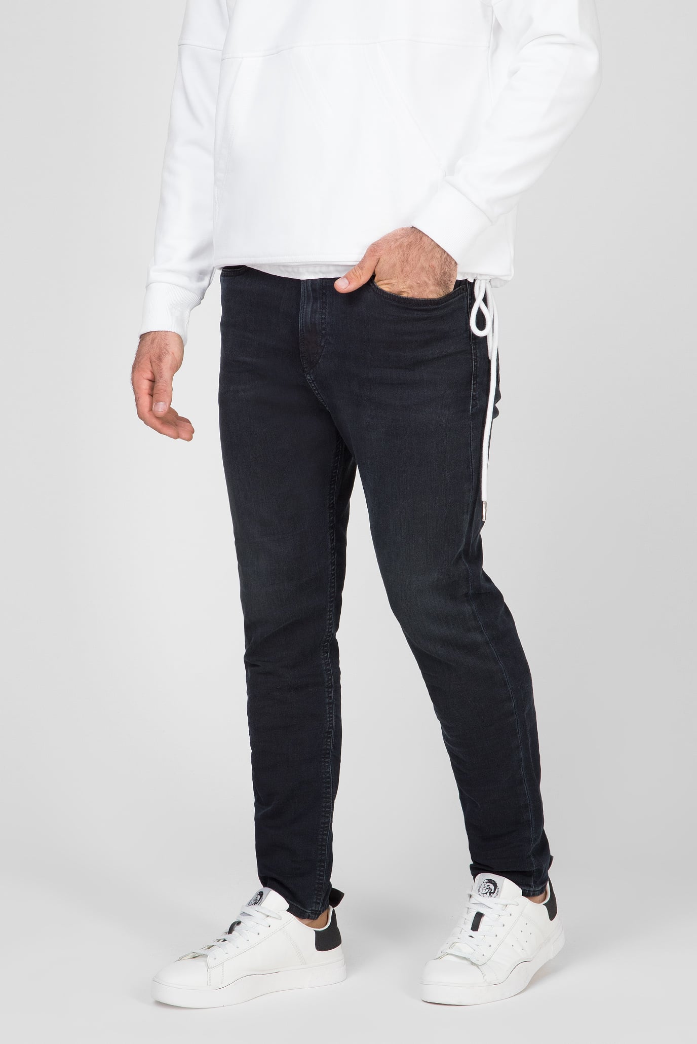 Мужские черные джинсы D-VIDER CB-NE 7