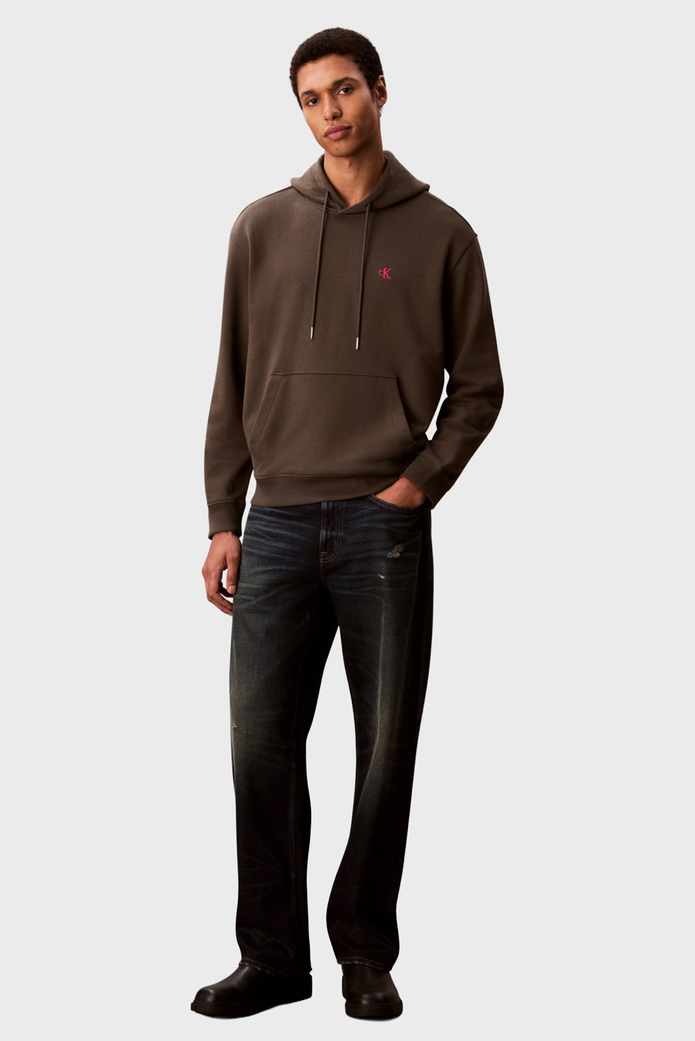 Худи LS EU 350TERRY MONOGRAM HOODIECalvin Klein Jeans Худи LS EU 350TERRY MONOGRAM HOODIE 2