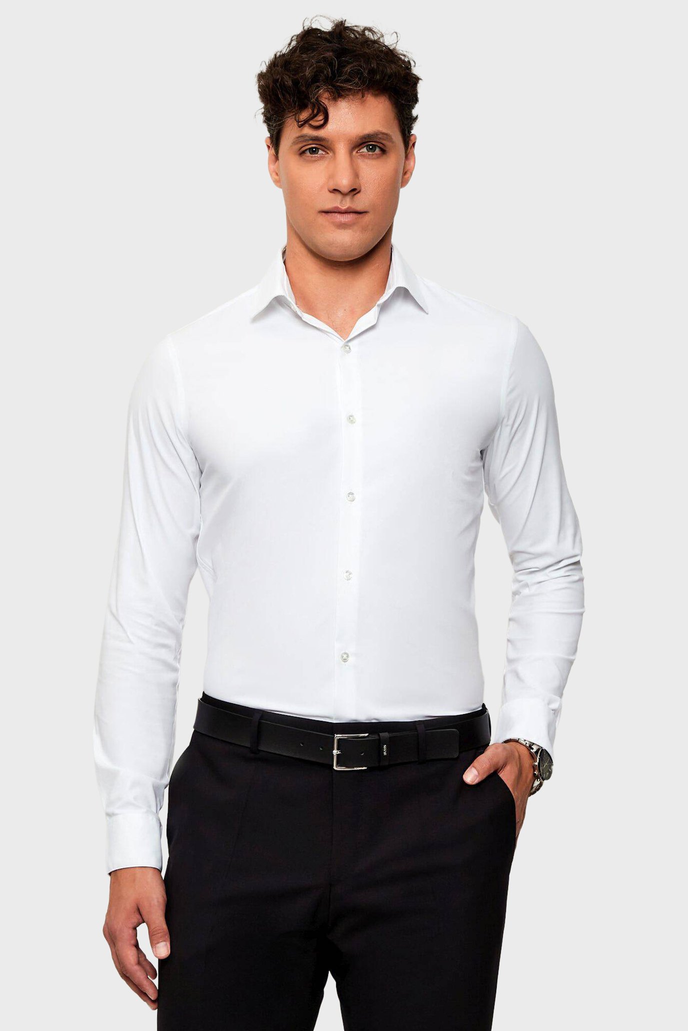 Рубашка SLIM PERF WOVEN STR SLDCalvin Klein Рубашка SLIM PERF WOVEN STR SLD 5