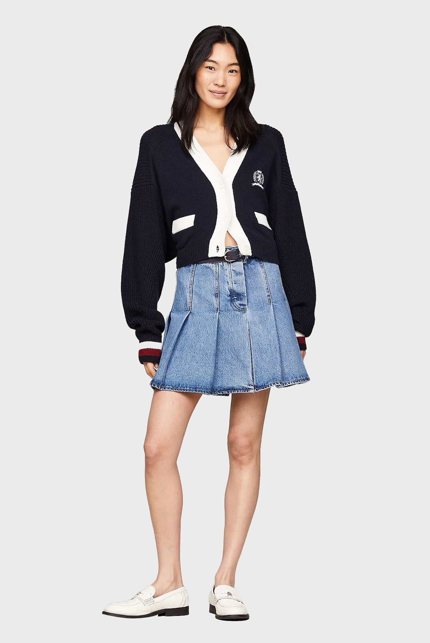 Юбка THC SARTORIAL DENIM MINI SKIRT 1