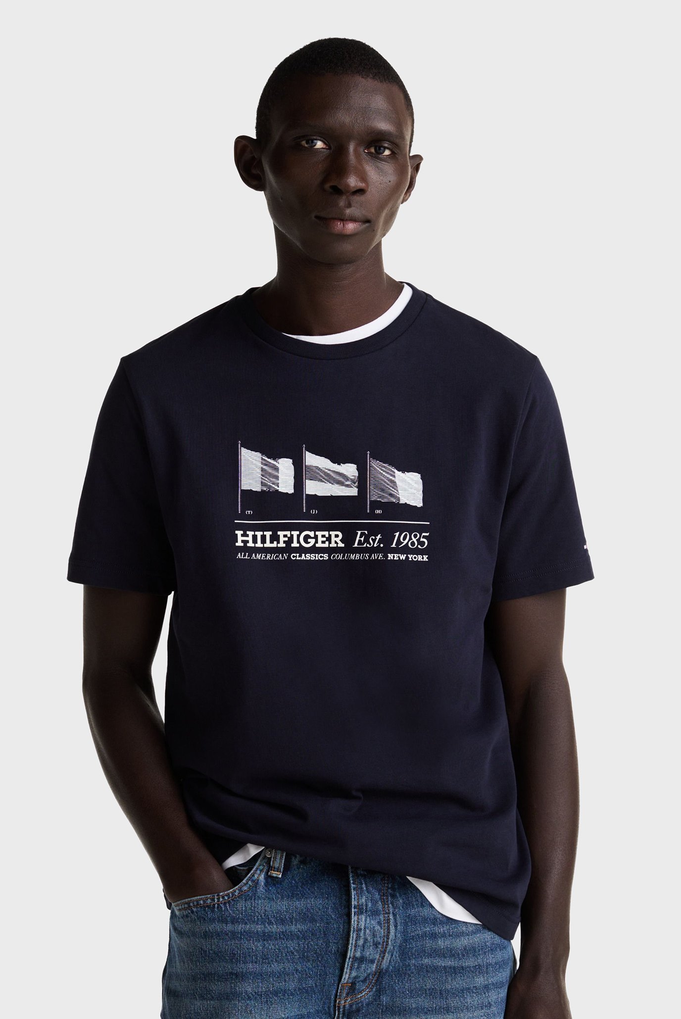 Футболка/HILFIGER FLAGS TEE 1