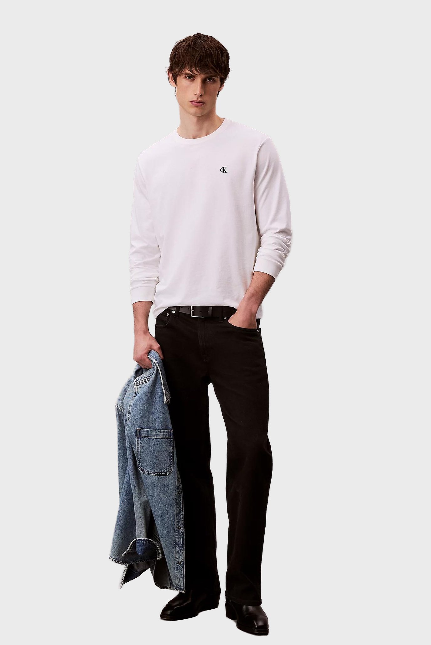 Лонгслив LS EASY MONOGRAM TEECalvin Klein Jeans Лонгслив LS EASY MONOGRAM TEE 6