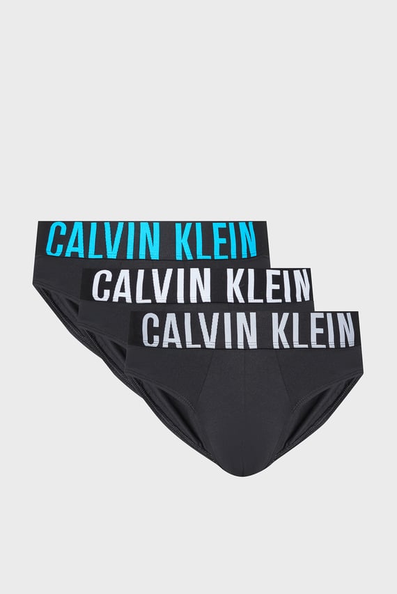 Мужские черные брифы (3 шт) HIP BRIEF Calvin Klein