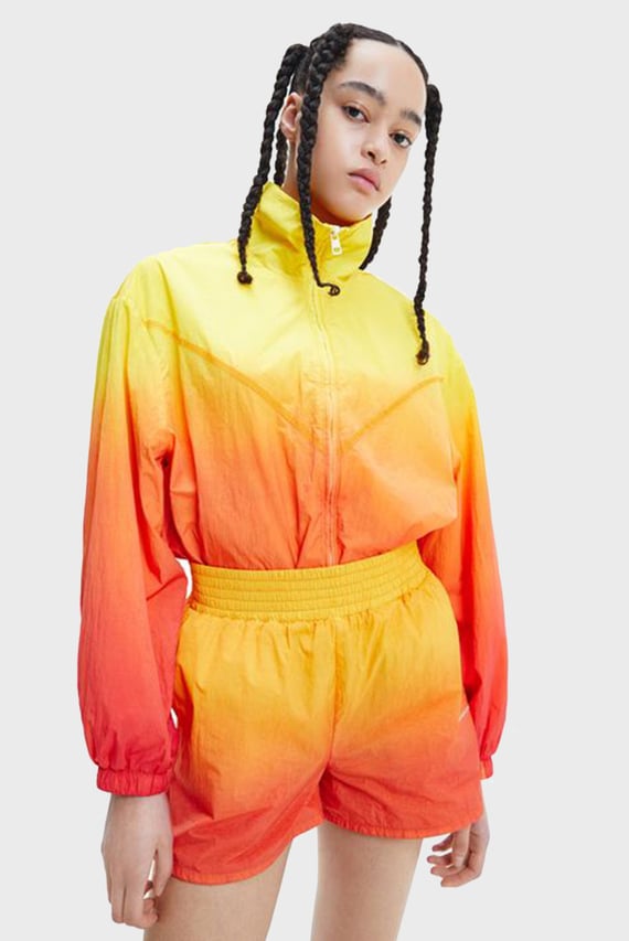 Женская оранжевая ветровка DIP DYE WINDBREAKER