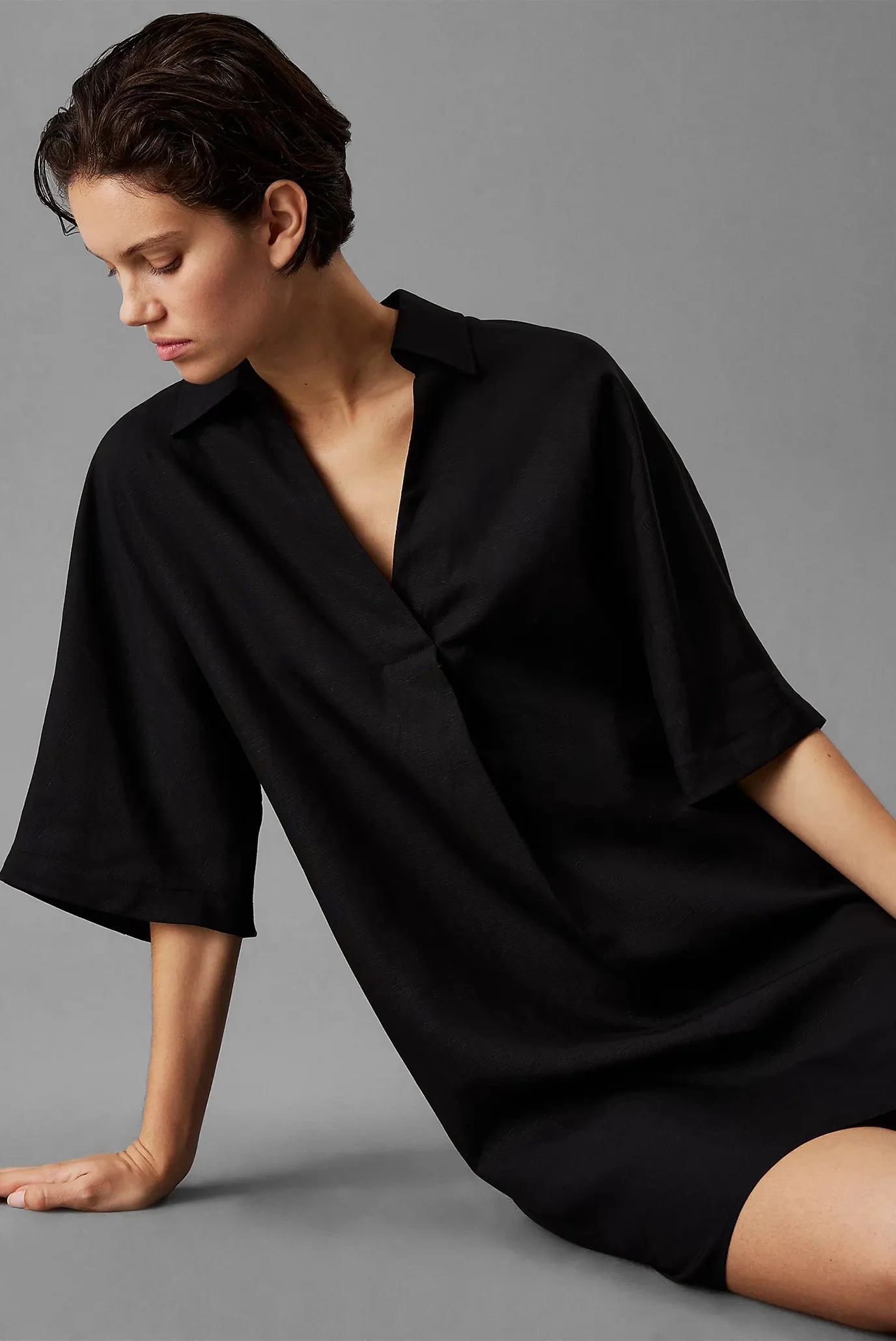 Платье LINEN BLEND HS SHIRT DRESS 2