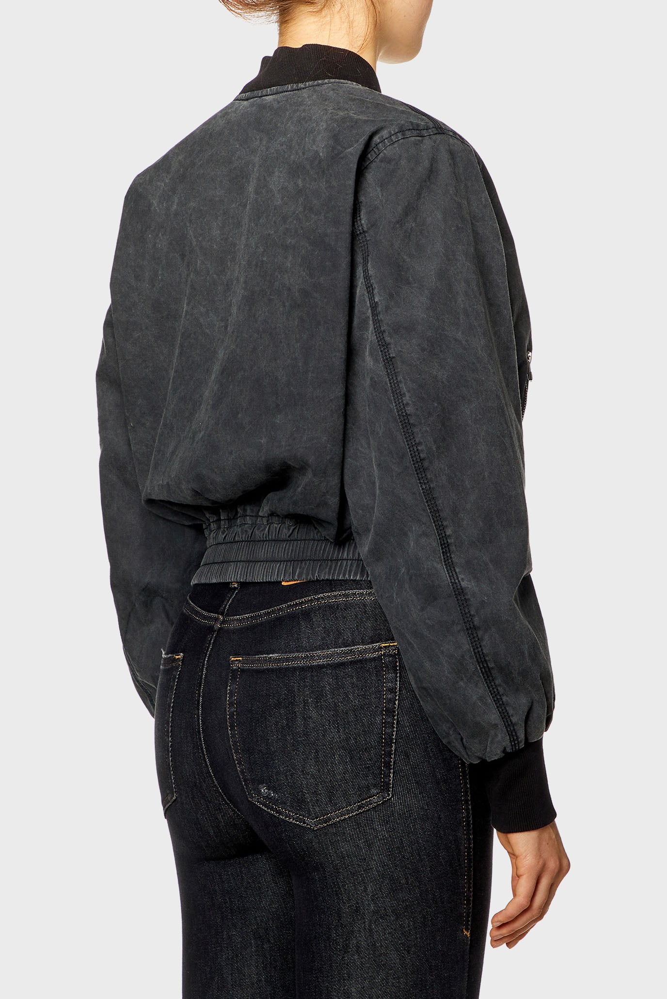 Женский черный бомбер G-RAIL-P1 GIACCA 3