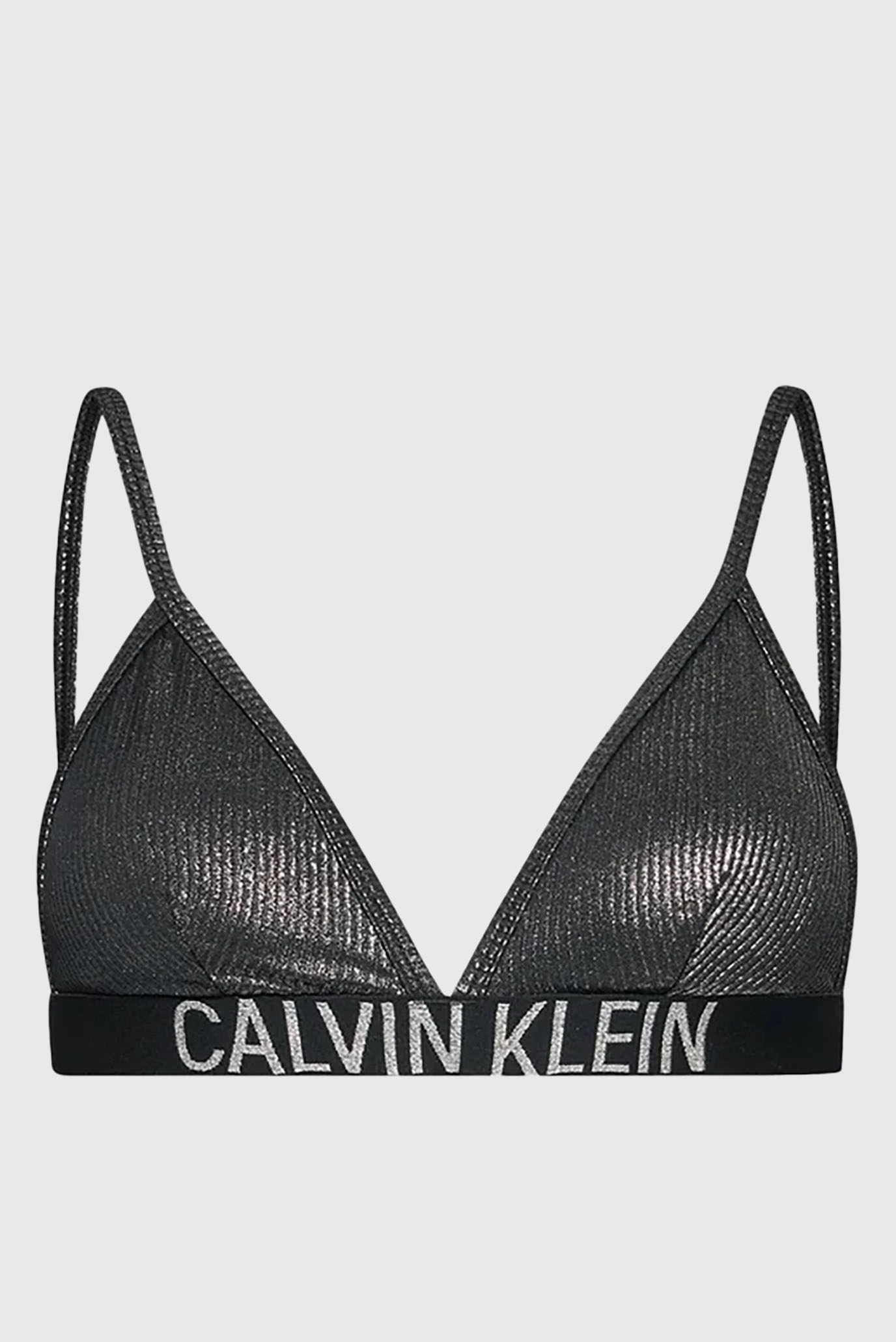 Женский серебристый лиф от купальника 5