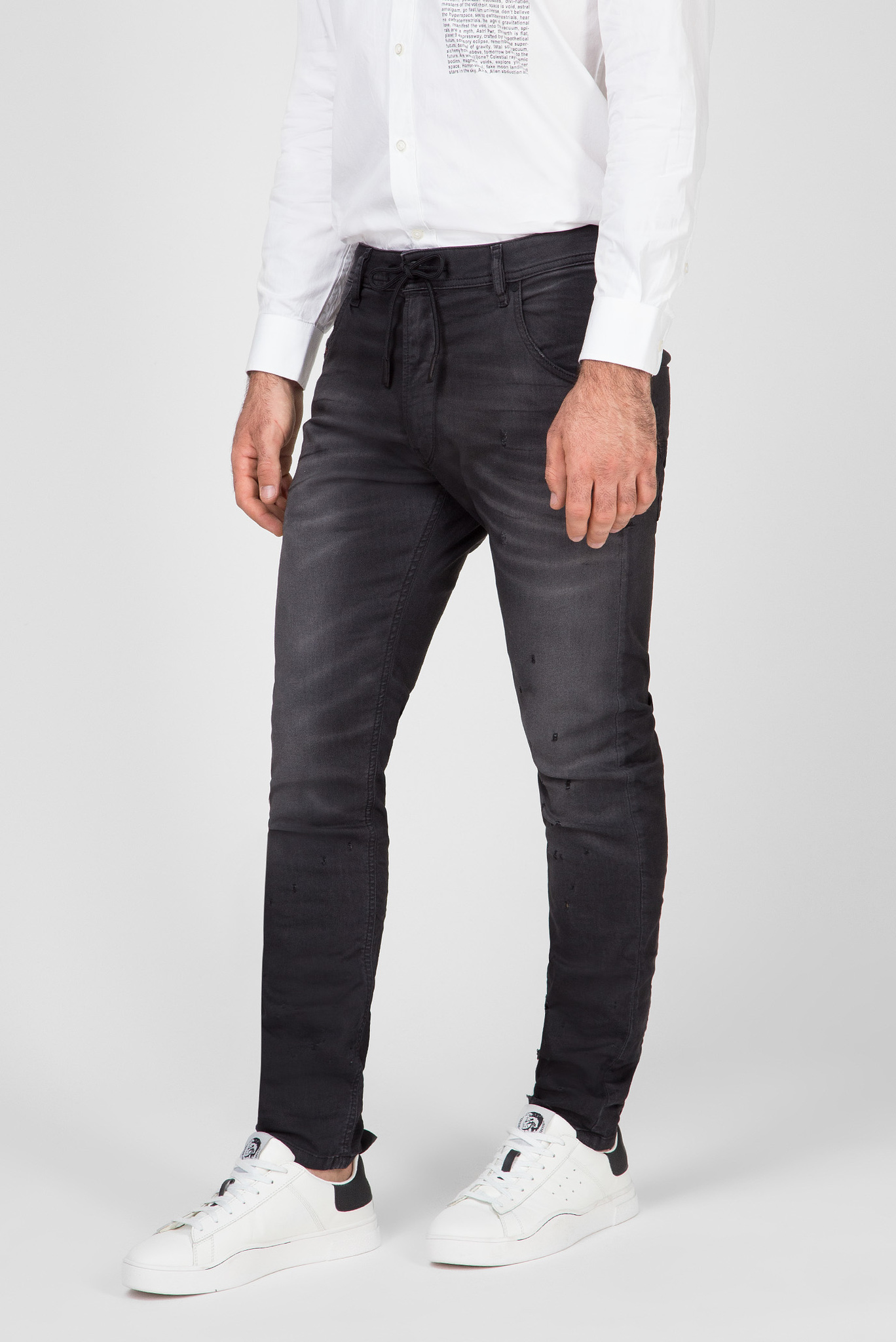 Мужские черные джинсы KROOLEY CB-NE 2