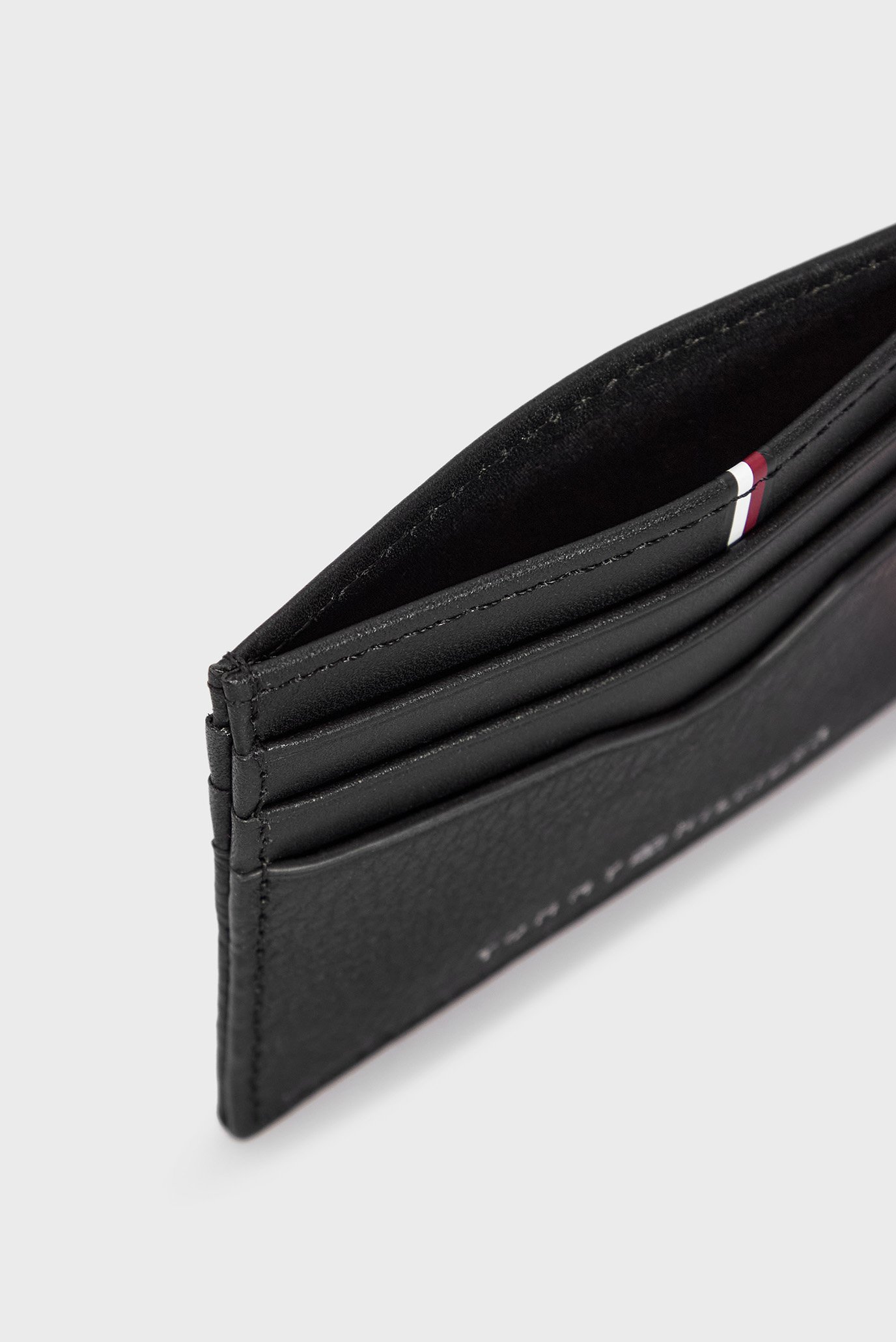 Мужской черный кожаный кардхолдер TH TRANSIT CC HOLDER 2