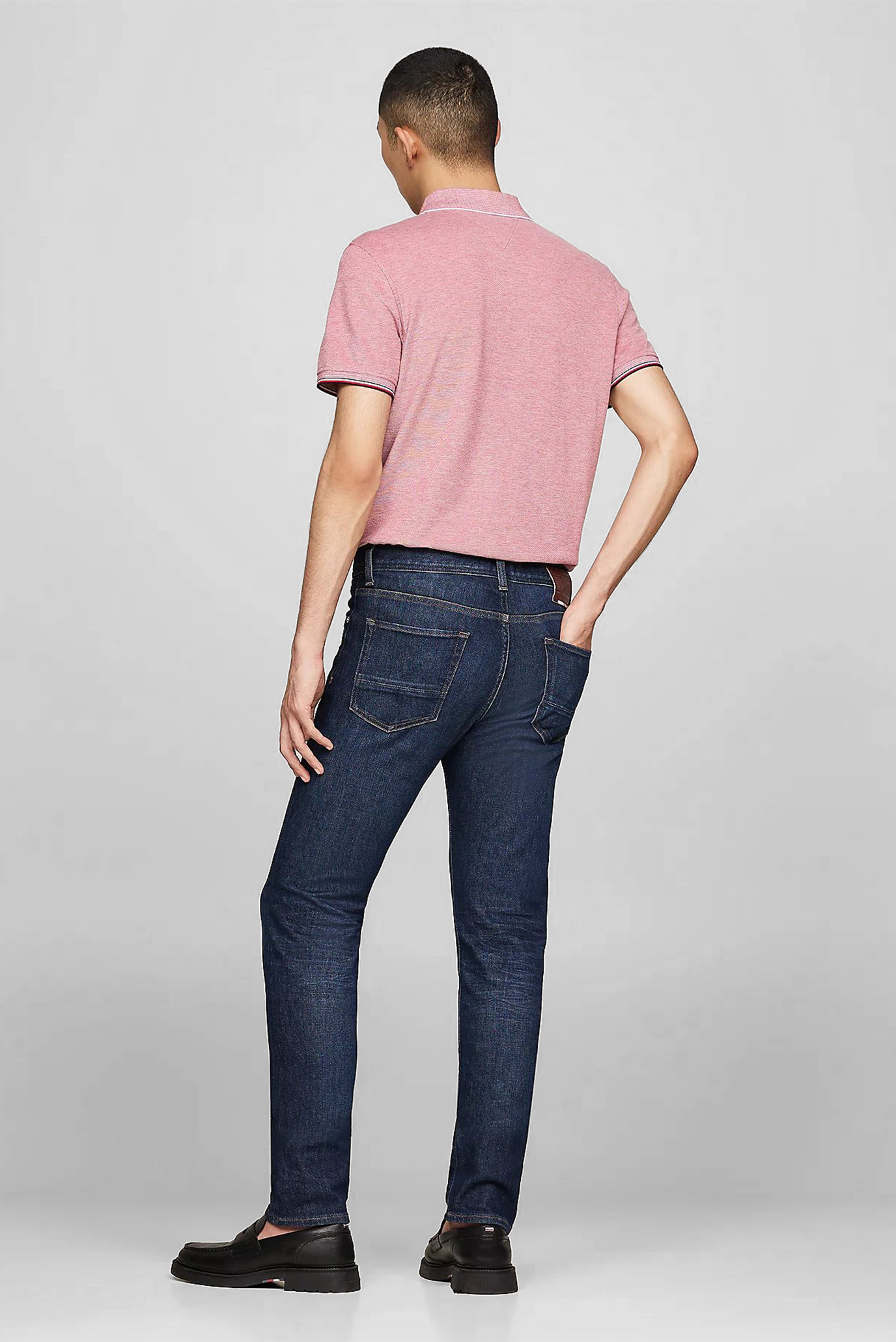 Мужские темно-синие джинсы SLIM BLEECKER PSTR BENTON BLUE 3