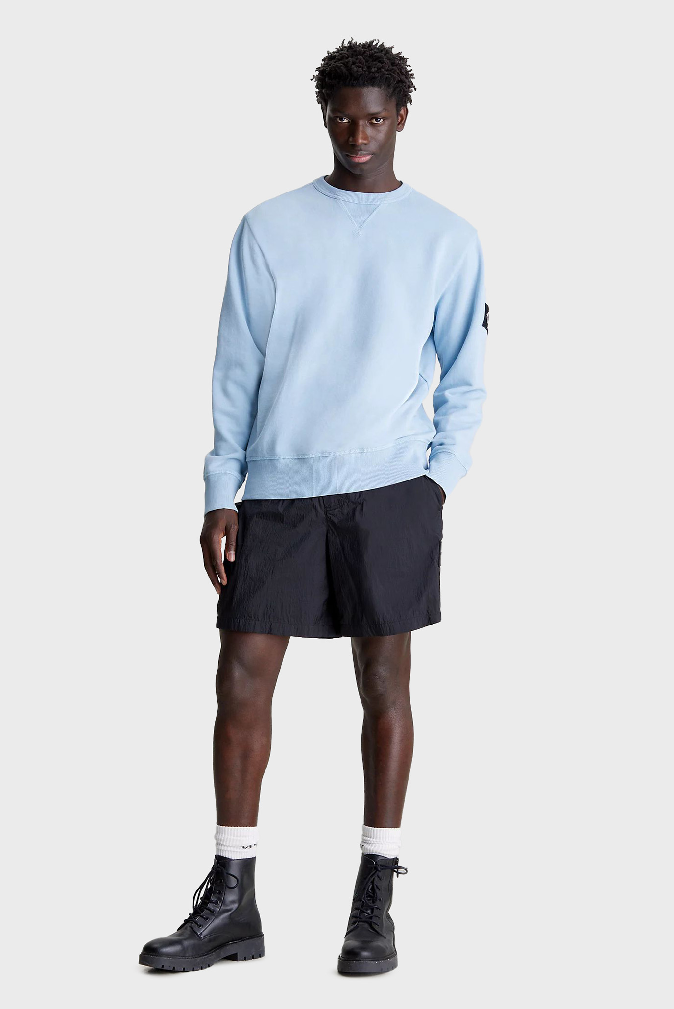 Свитшот WASHED BADGE CREW NECK 2