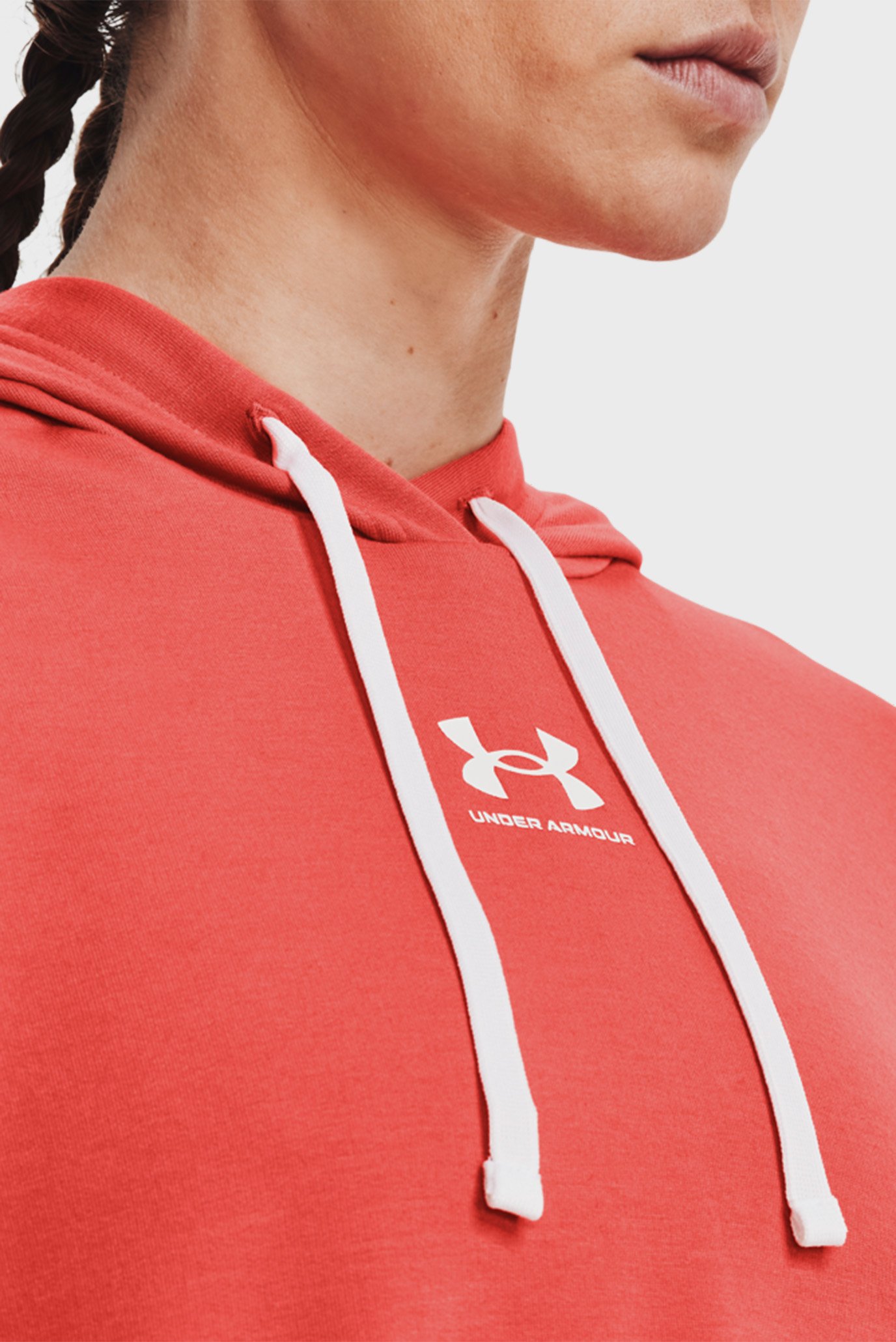 Женское красное худи Rival Terry Hoodie 10