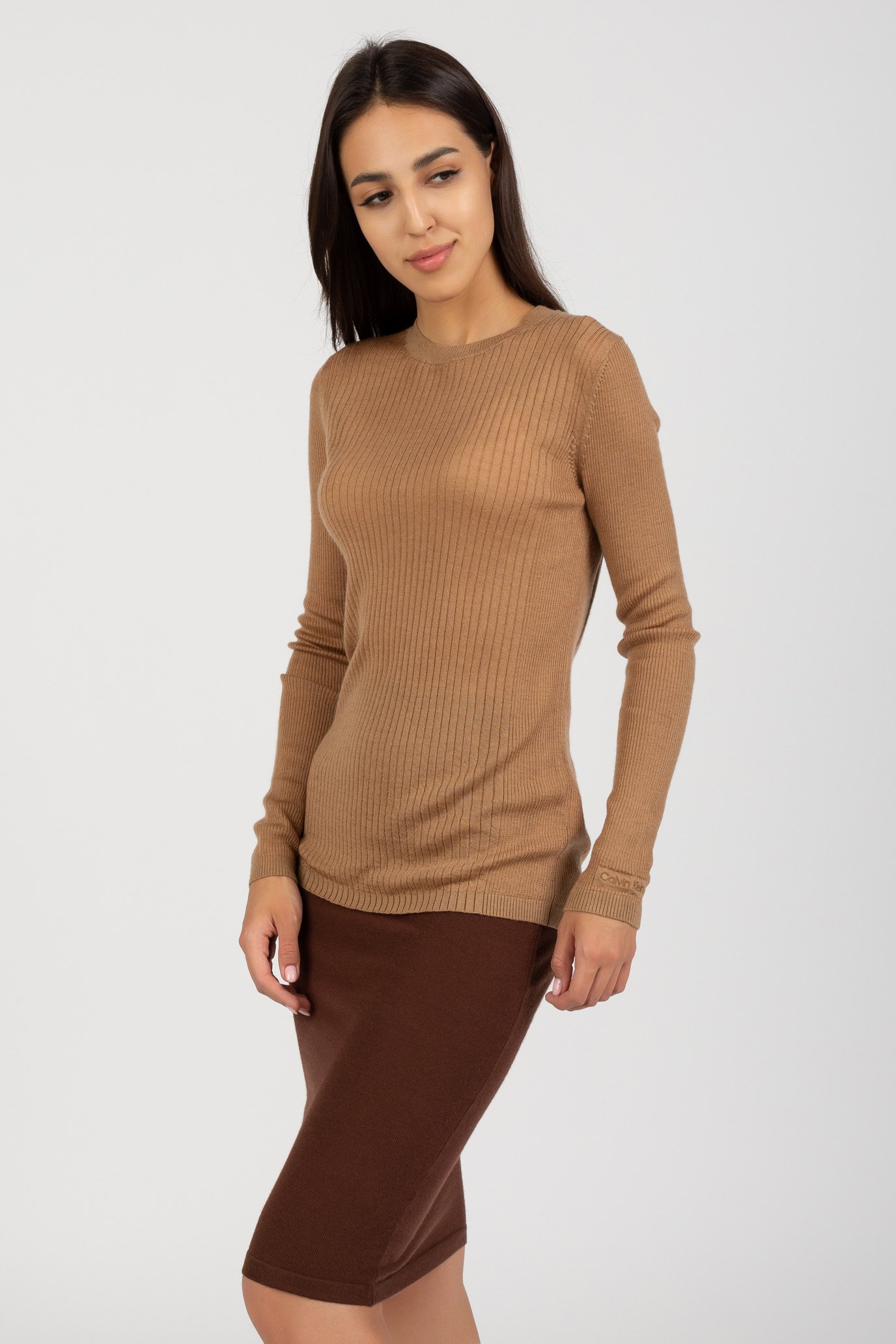Свитер WOOL TENCEL RIB SWEATER 2