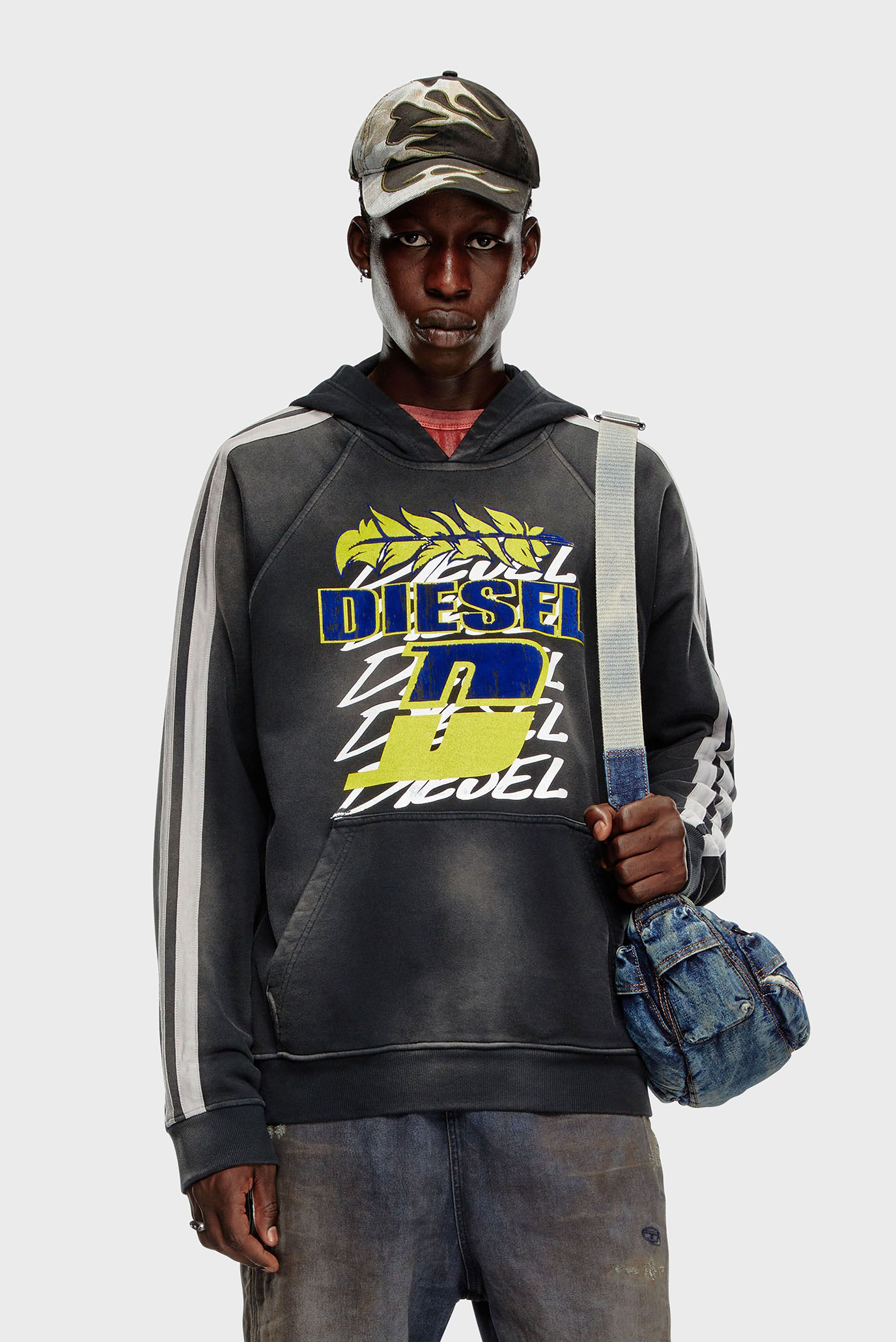 Худи S-ROXT-HOOD-STRIPE SWEAT-SHIRT 3