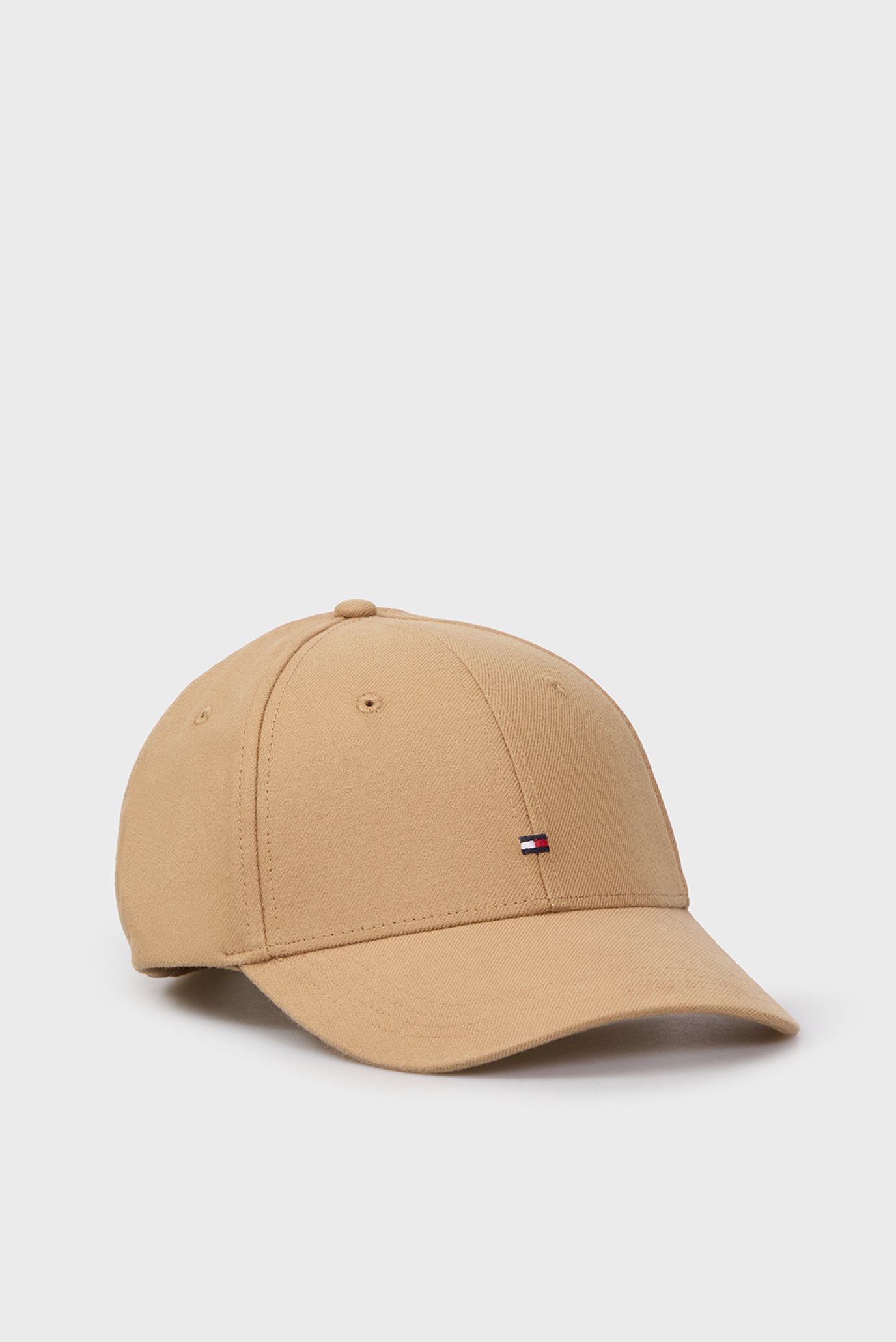 Мужская бежевая кепка TH FLAG COTTON 6 PANEL CAP 1