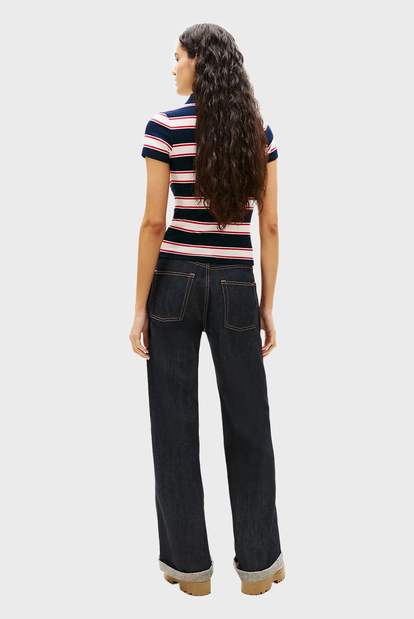 Поло TJW SLIM RIB SS POLO 4