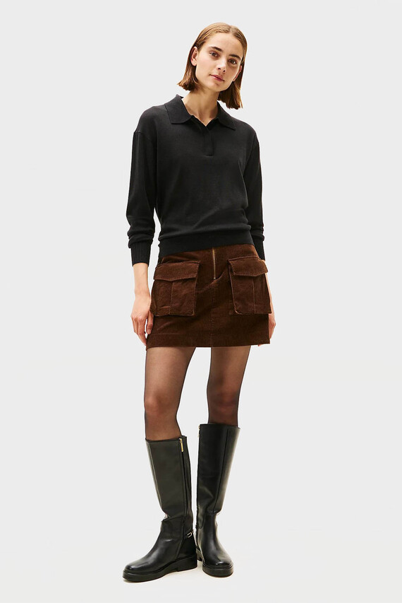 Свитер MERINO POLO-NK LS SWEATER