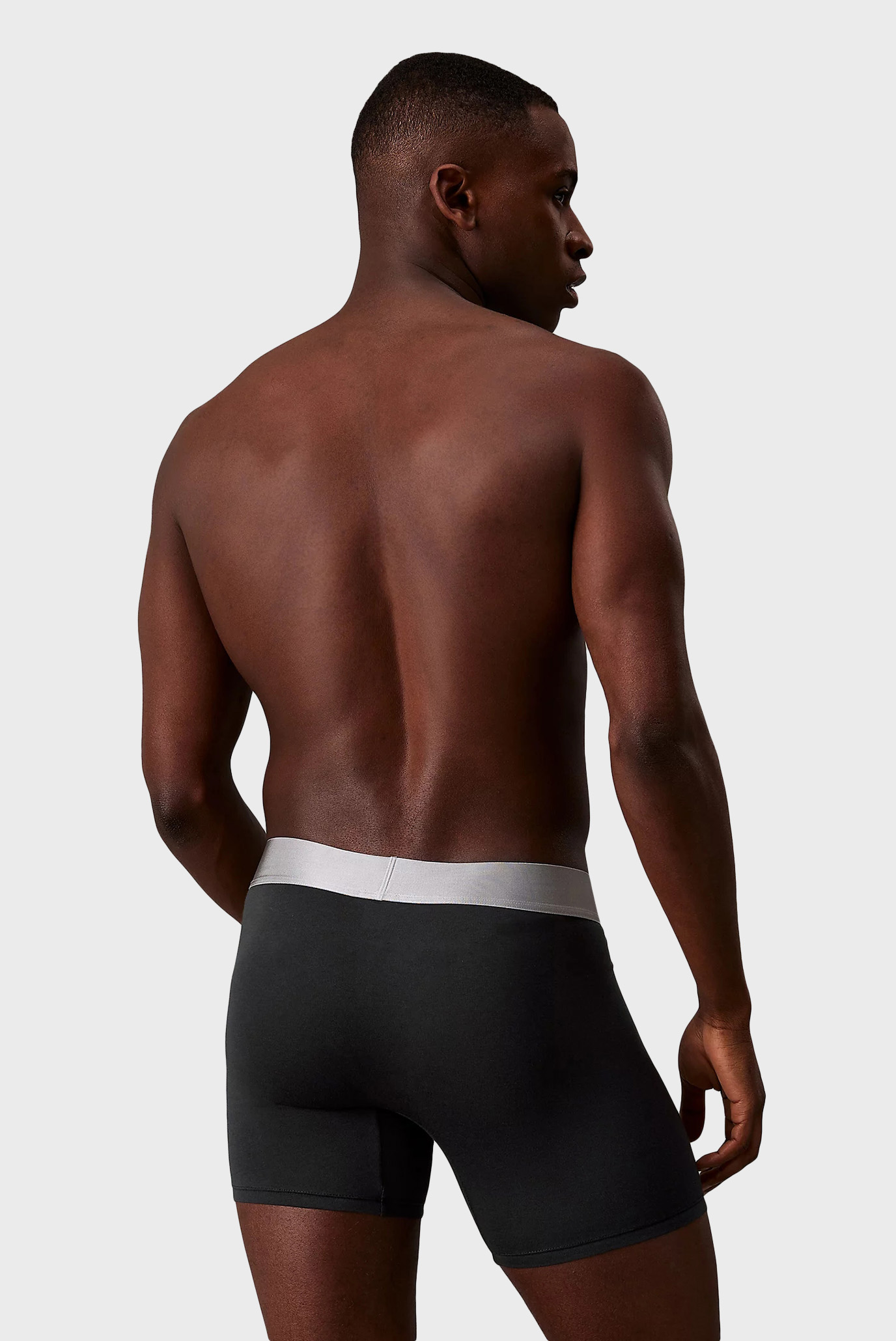 Мужские черные боксеры (3 шт) BOXER BRIEF 4