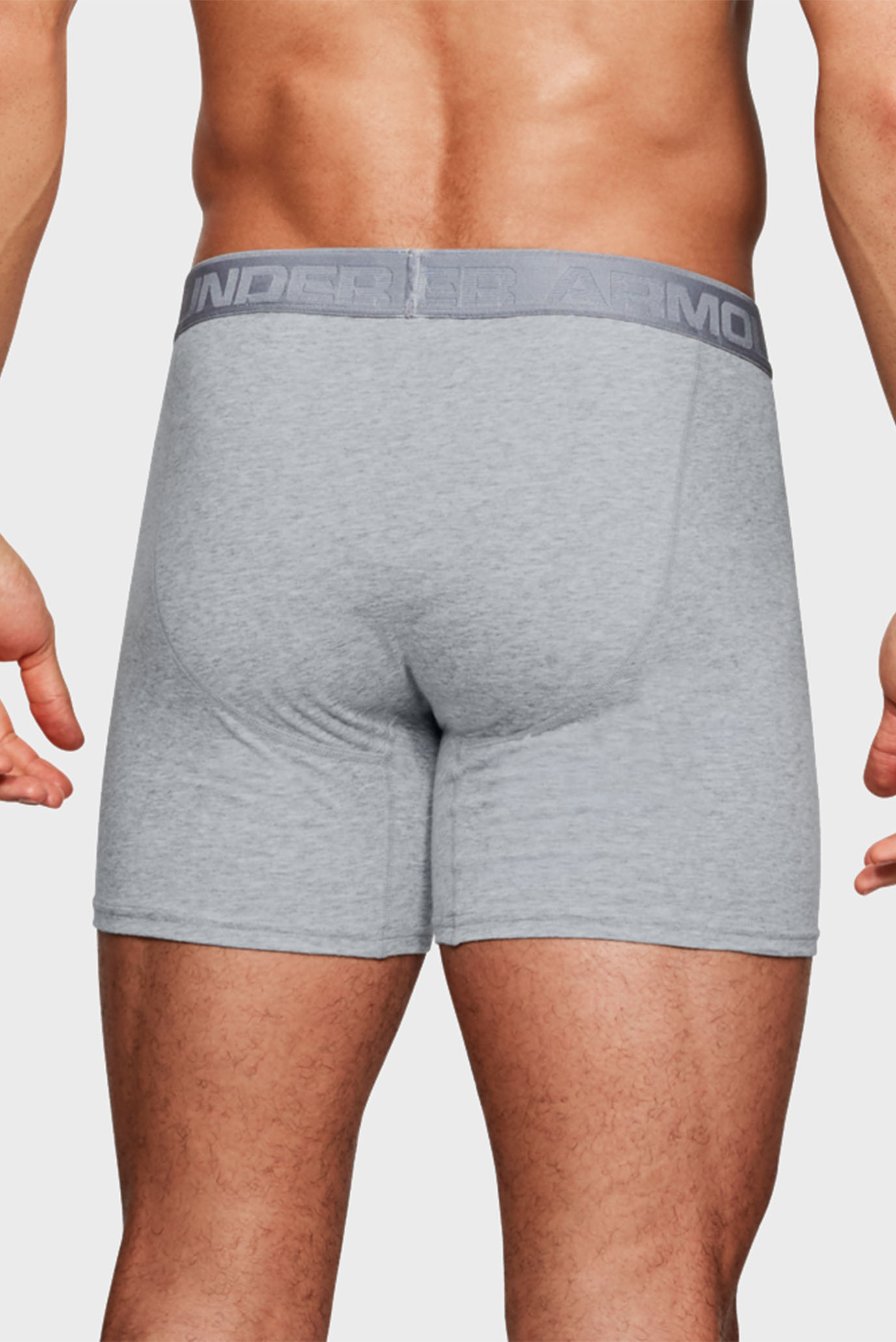 Мужские серые боксеры UA Microthread Natural Under Armour Мужские серые боксеры UA Microthread Natural 5