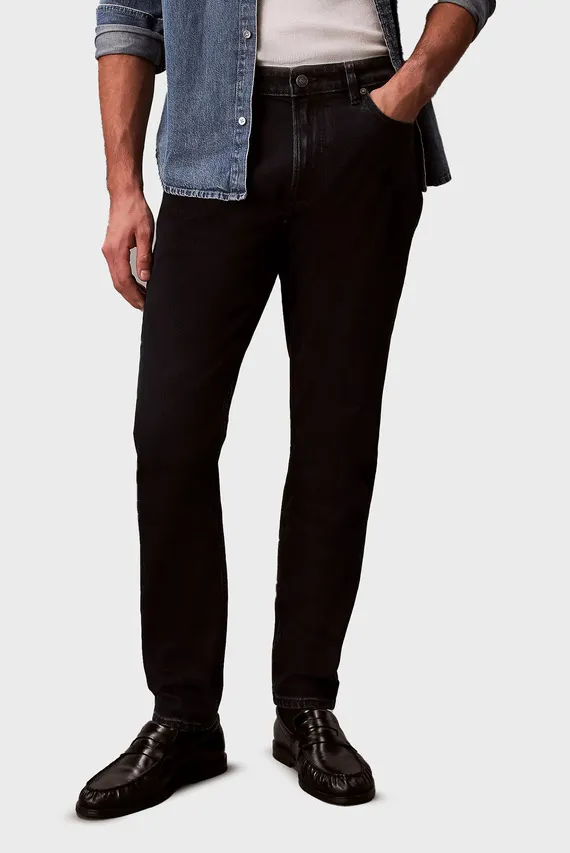Джинсы SLIM TAPER BLUE BLACK STONE SW J Calvin Klein