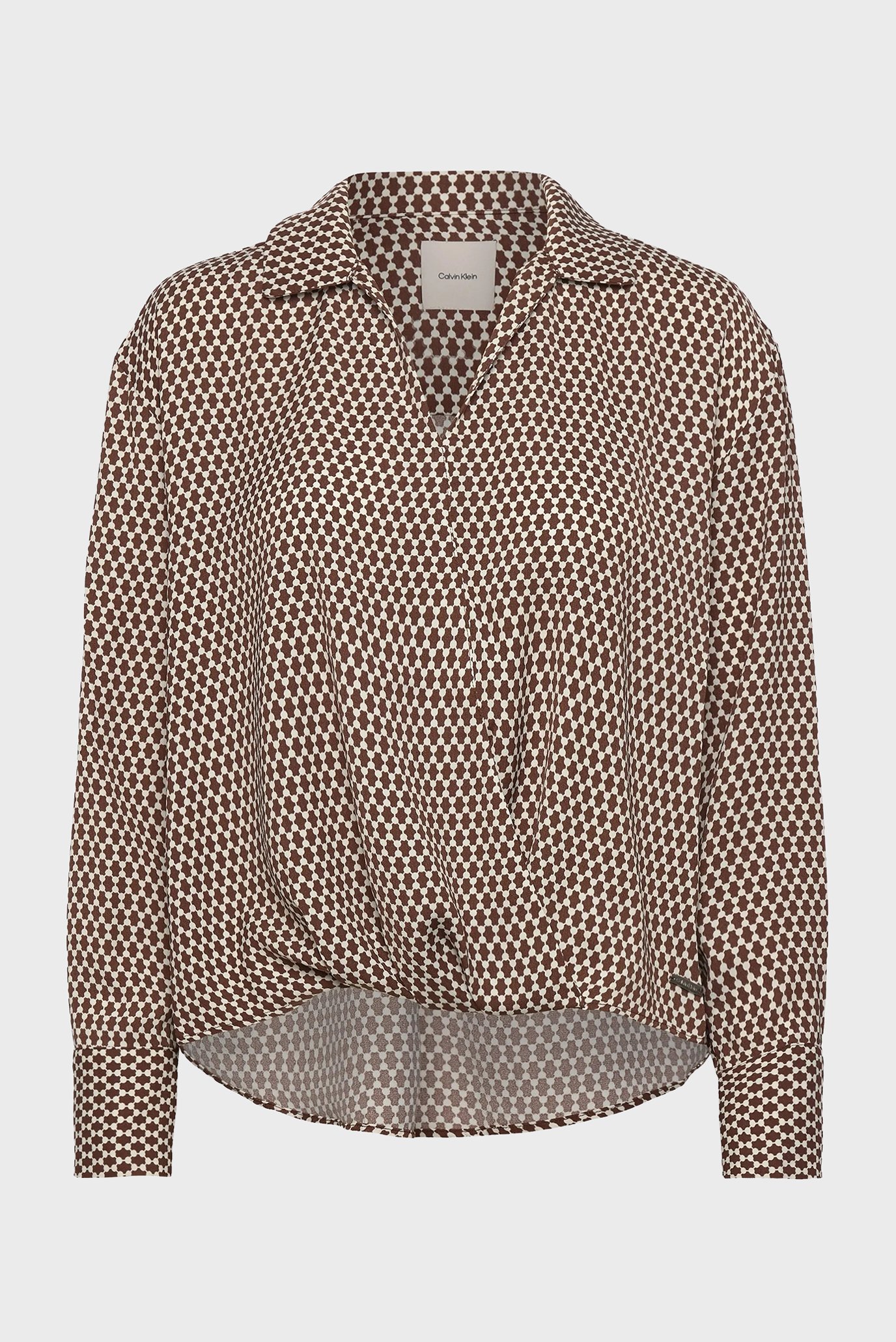 Рубашка Printed Crepe LS Fau 1