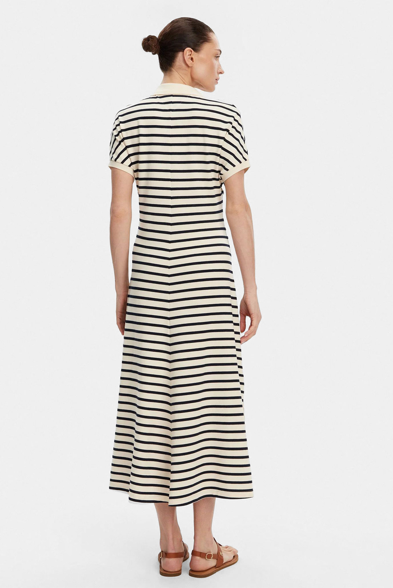 Платье LYOCELL OPEN-NK MIDI DRESS 3