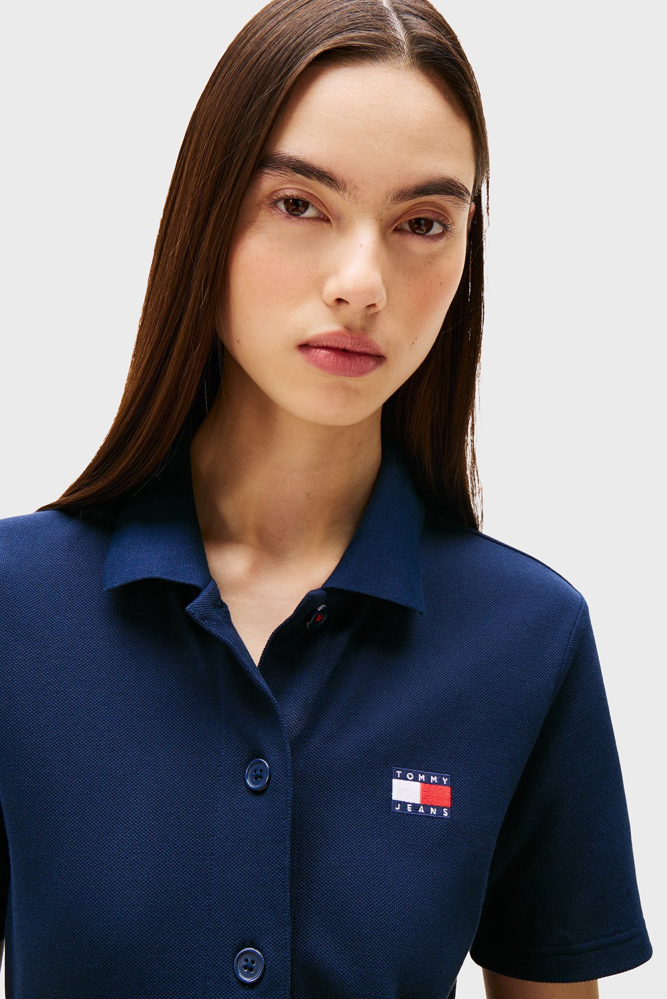 Платье/TJW BADGE PIQUE POLO 4