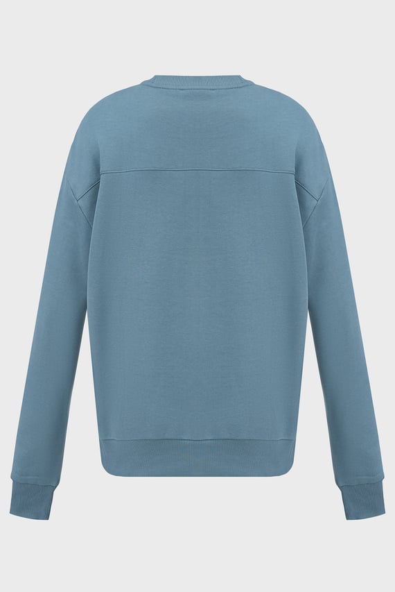 Мужской синий свитшот STRUCTURED EMBROIDERY