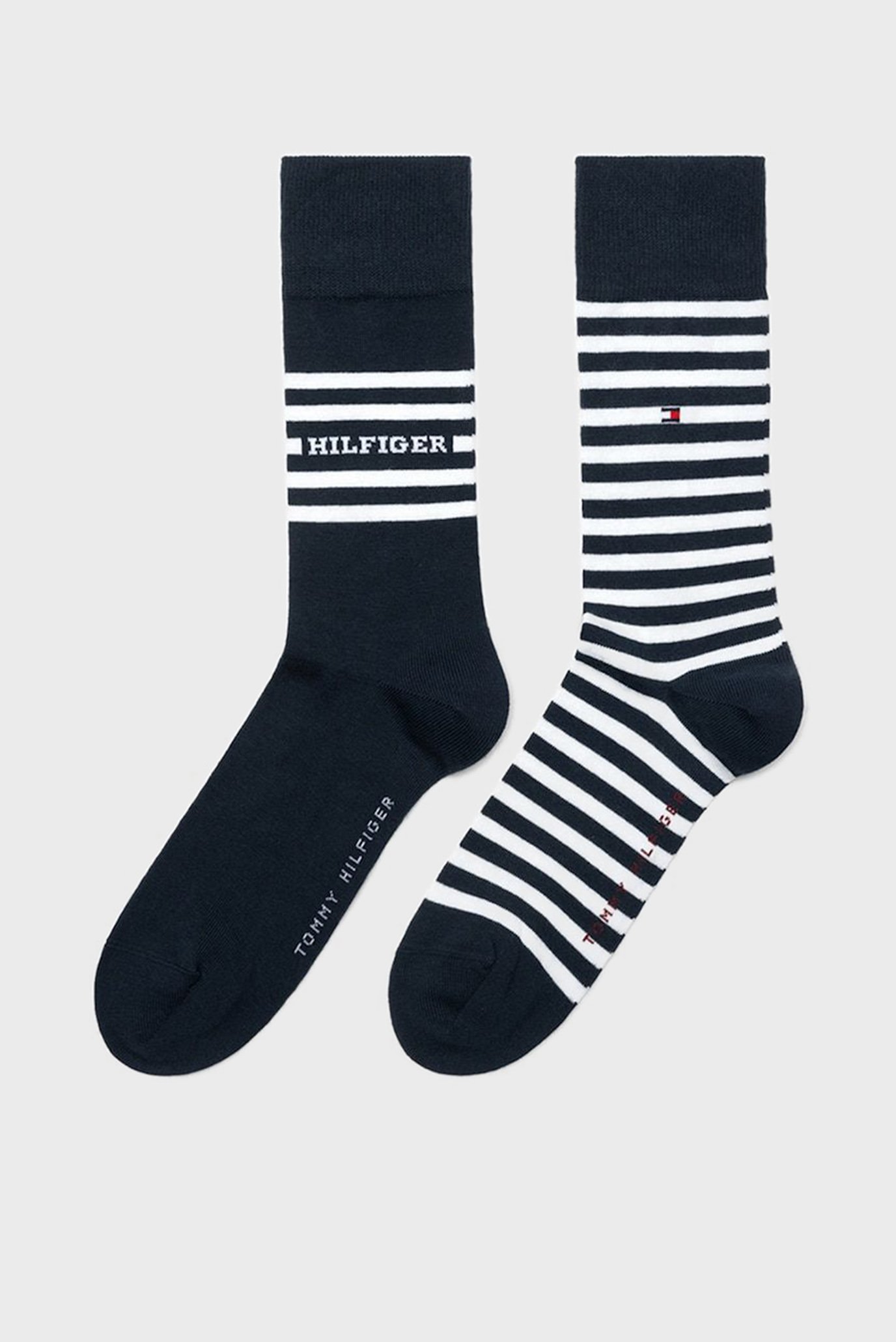 Носки/TH MEN SOCK 2P HILFIGER BRETON ST, 43/46 1