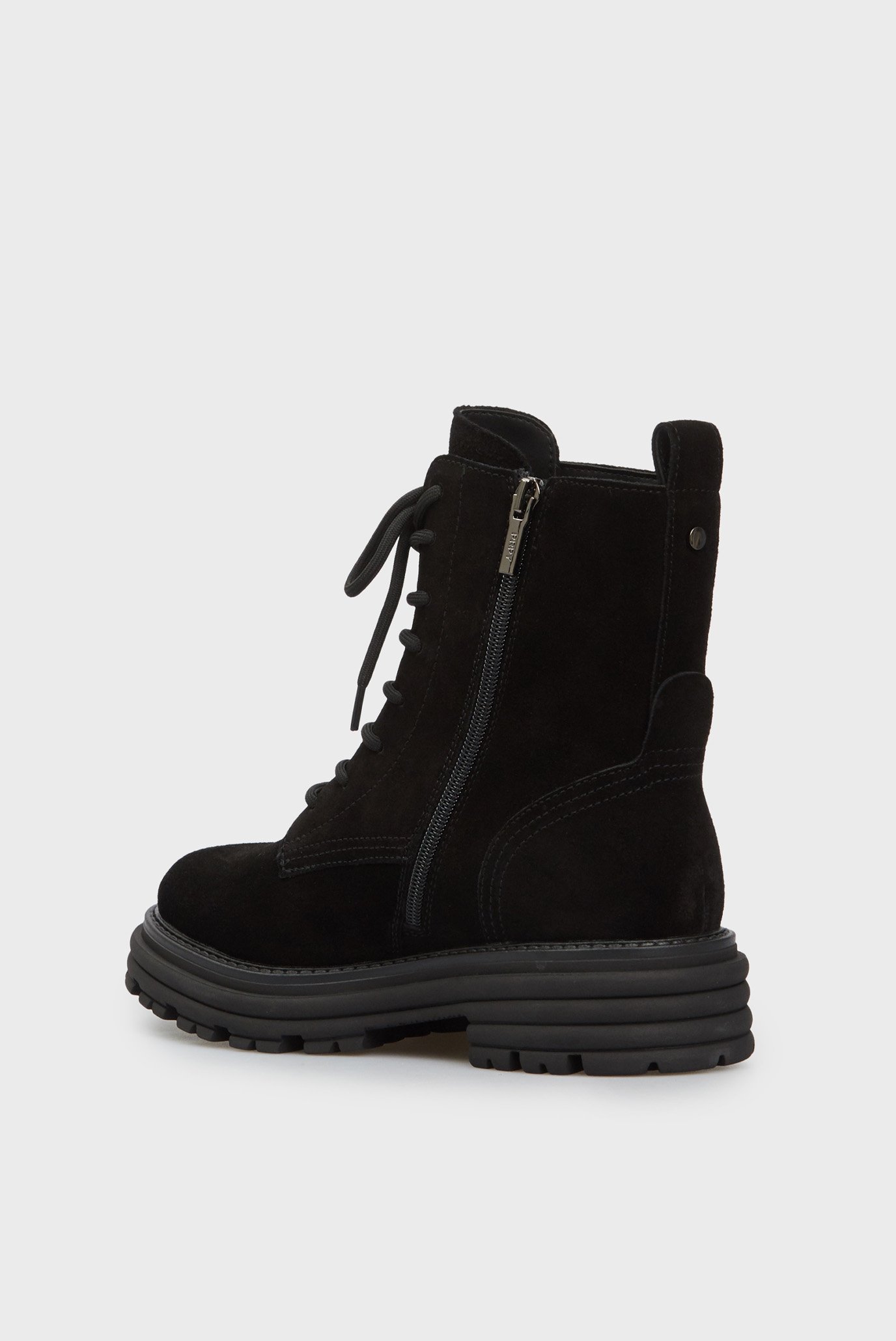 Женские черные замшевые ботинки Jerry Frost 6