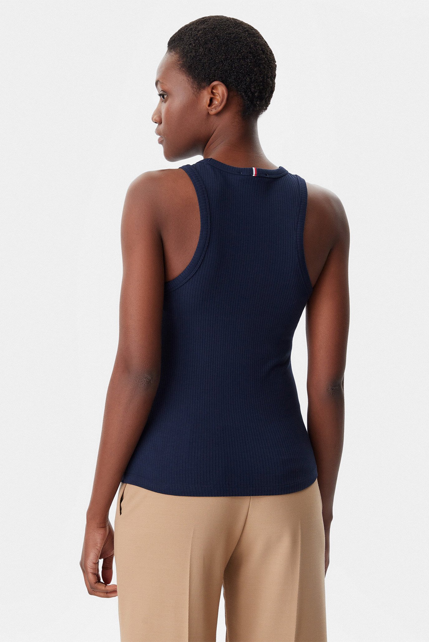 Майка SLIM 5X2 RIB TANK TOP NSTommy Hilfiger Майка SLIM 5X2 RIB TANK TOP NS 3