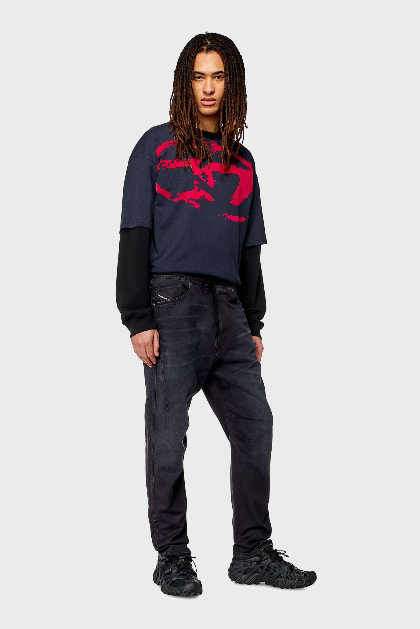 Мужские темно-синие джинсы 2040 D-AMAGE JOGG 2