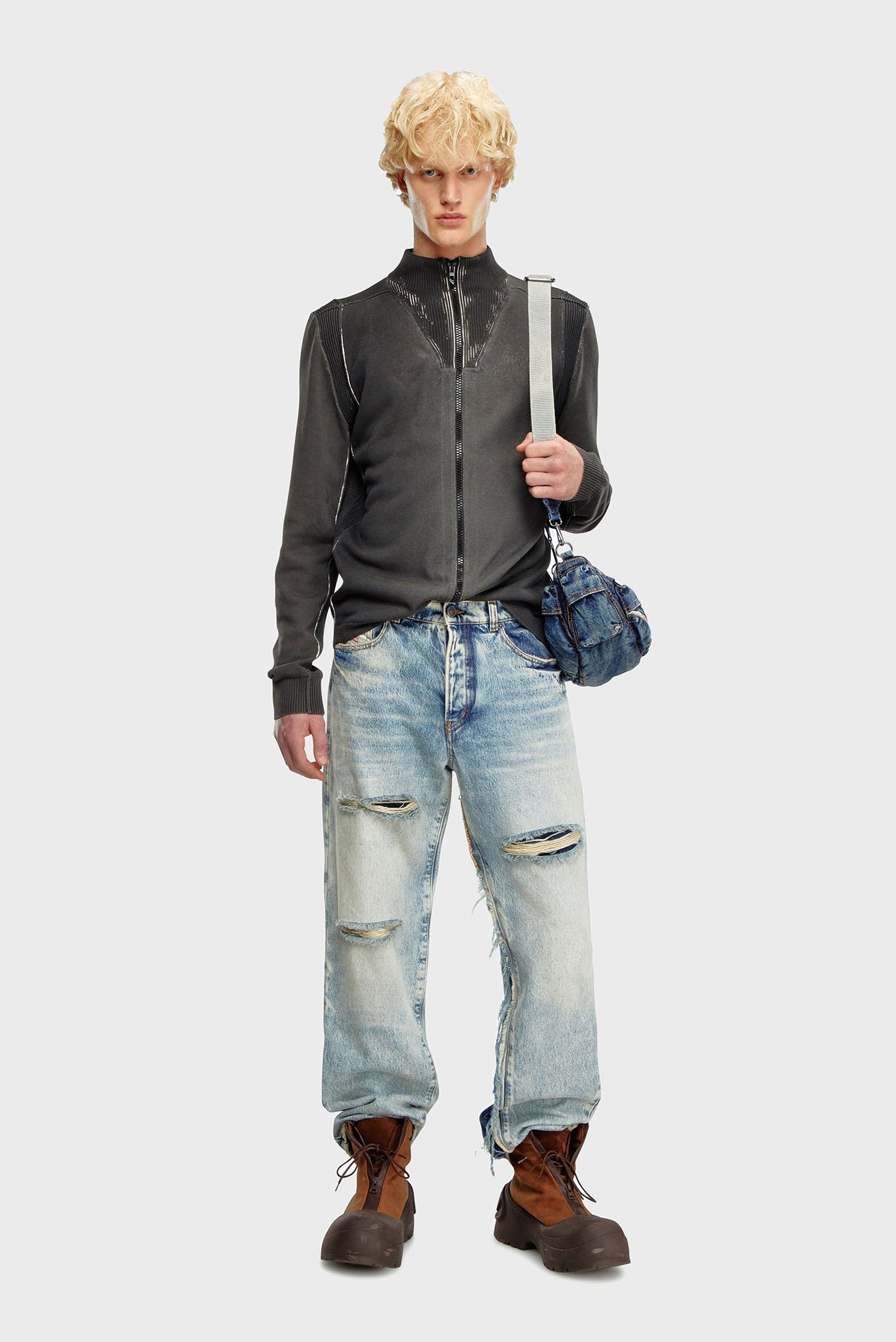 Кардиган K-DENIM-ZIP KNITWEAR 2