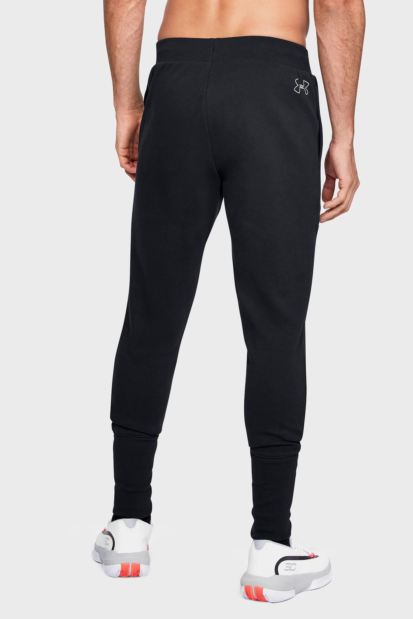 Мужские черные спортивные брюки UA BASELINE FLEECE JOGGER 7