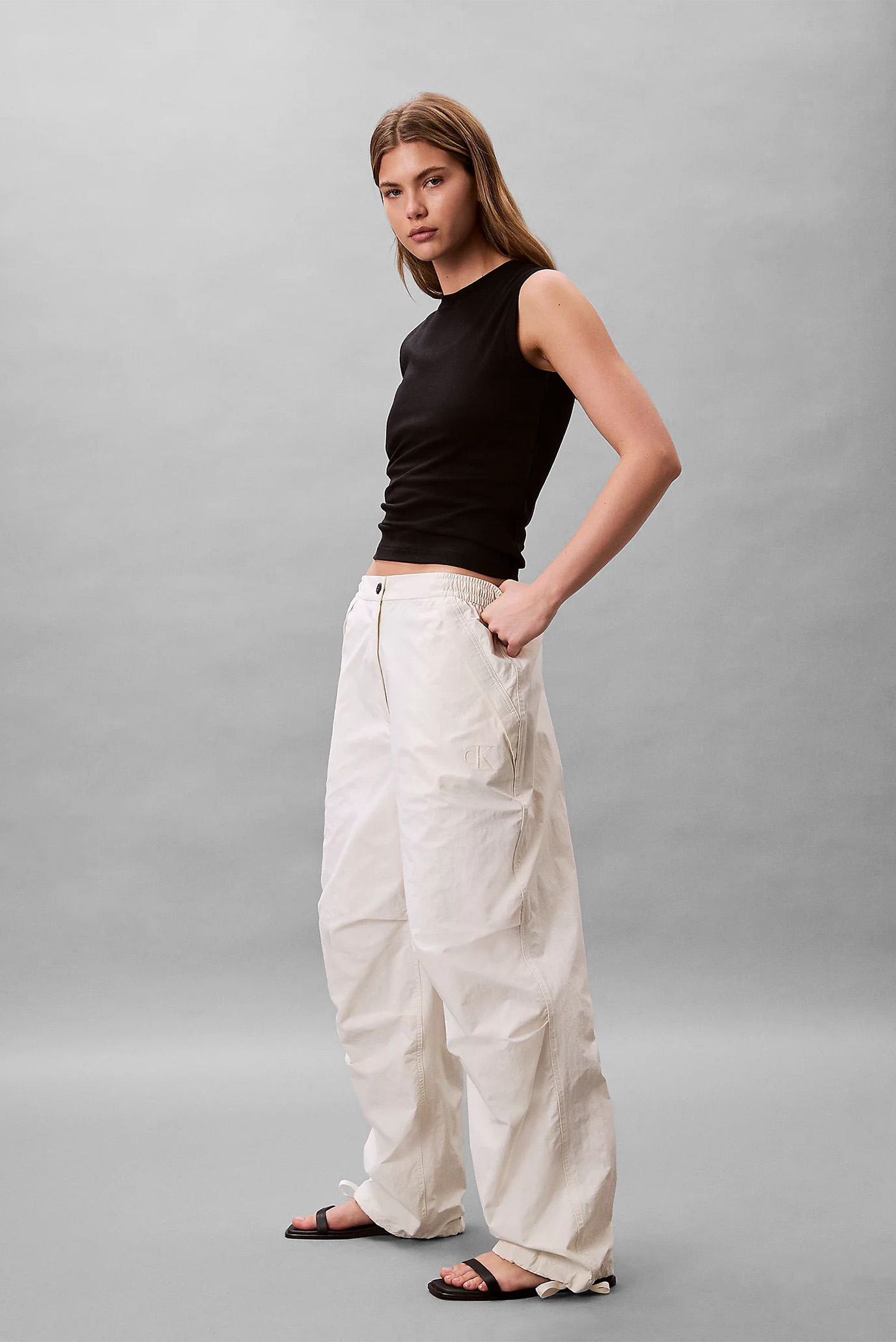 Штаны CRINKLE NYLON PARACHUTE PANTSCalvin Klein Jeans Штаны CRINKLE NYLON PARACHUTE PANTS 3