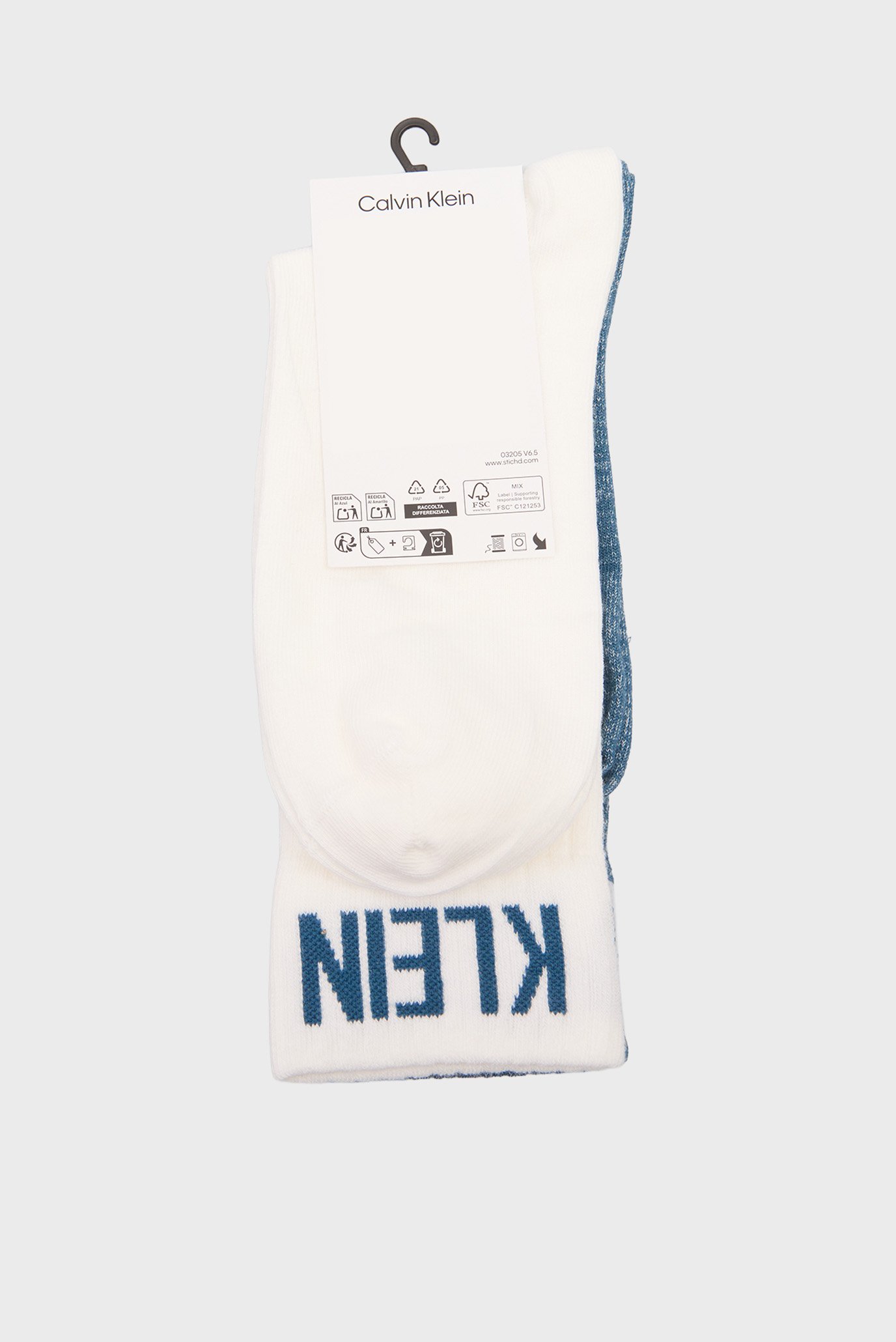 Носки CKJ MEN SOCK 2P RIBBON LOGOCalvin Klein Jeans Носки CKJ MEN SOCK 2P RIBBON LOGO 3