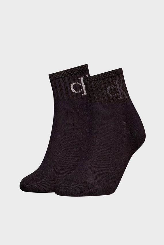 Носки CKJ WOMEN QUARTER 2P GLOSSY RIB