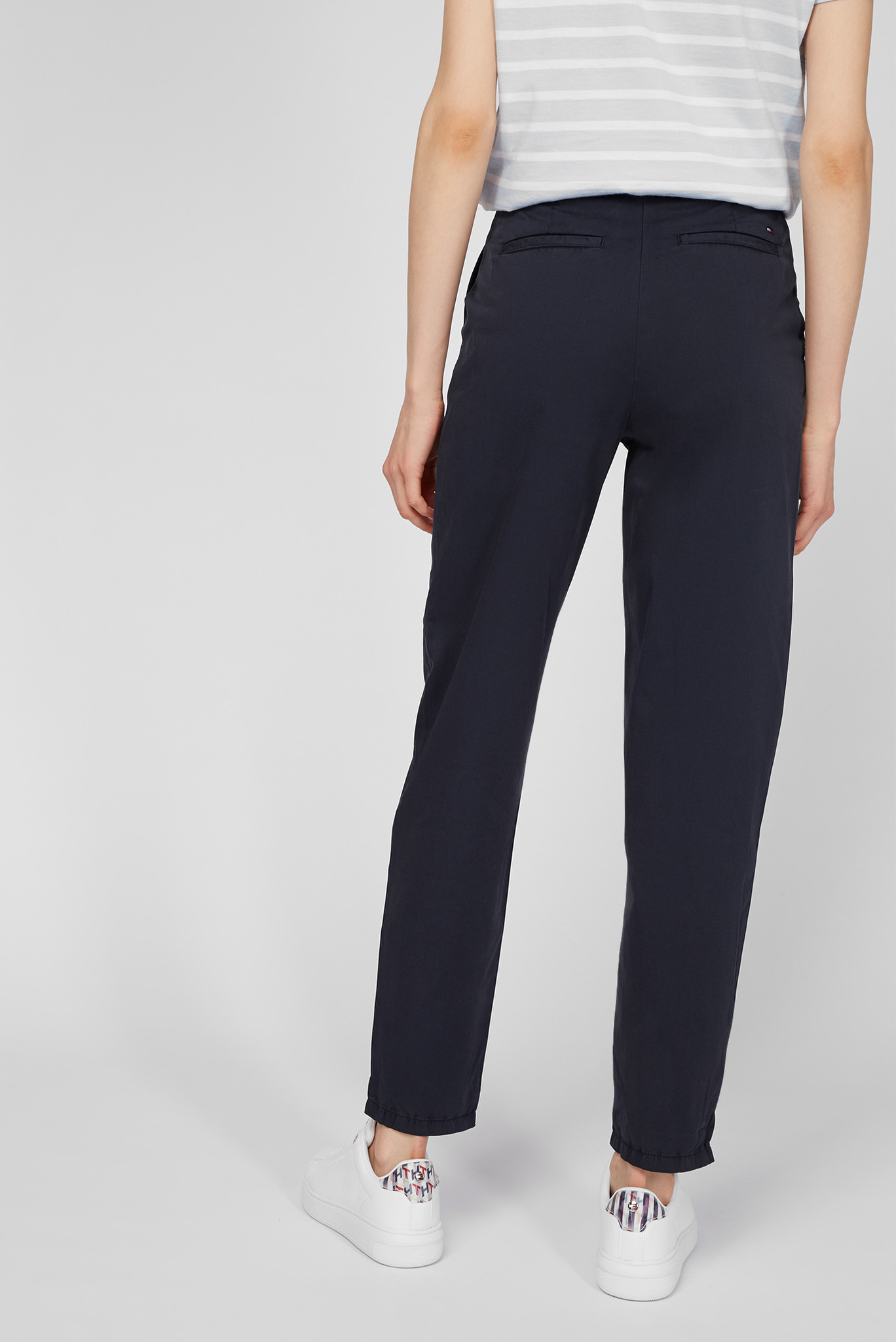 Женские синие брюки CO MODERN TAPERED CHINOTommy Hilfiger Женские синие брюки CO MODERN TAPERED CHINO 4