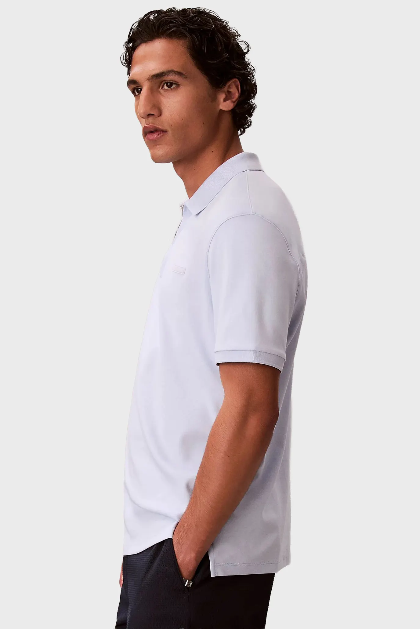 Поло SS SLIM SUPIMA ZIP POLO 3