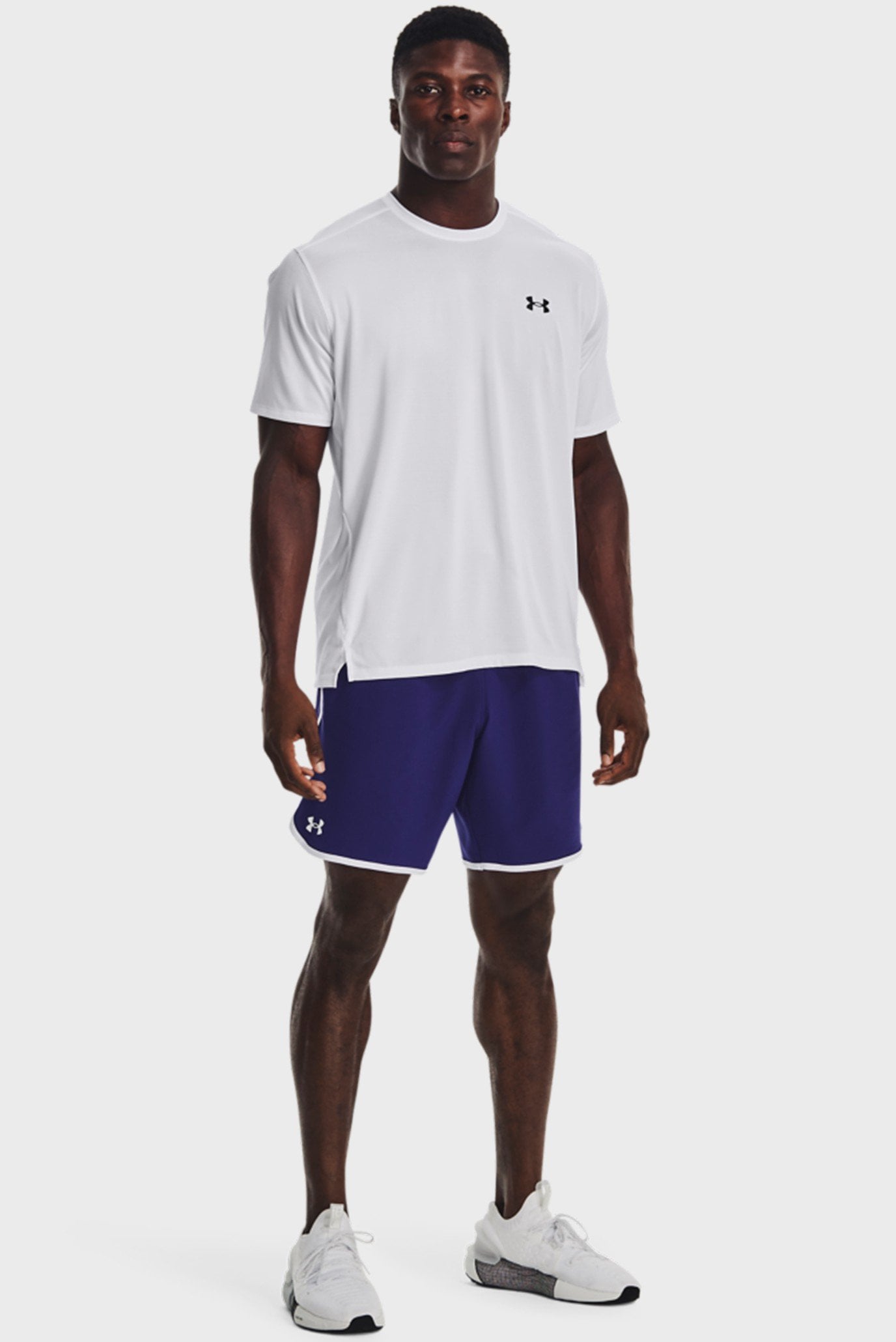 Мужские темно-синие шорты UA HIIT Woven 8in Shorts 10