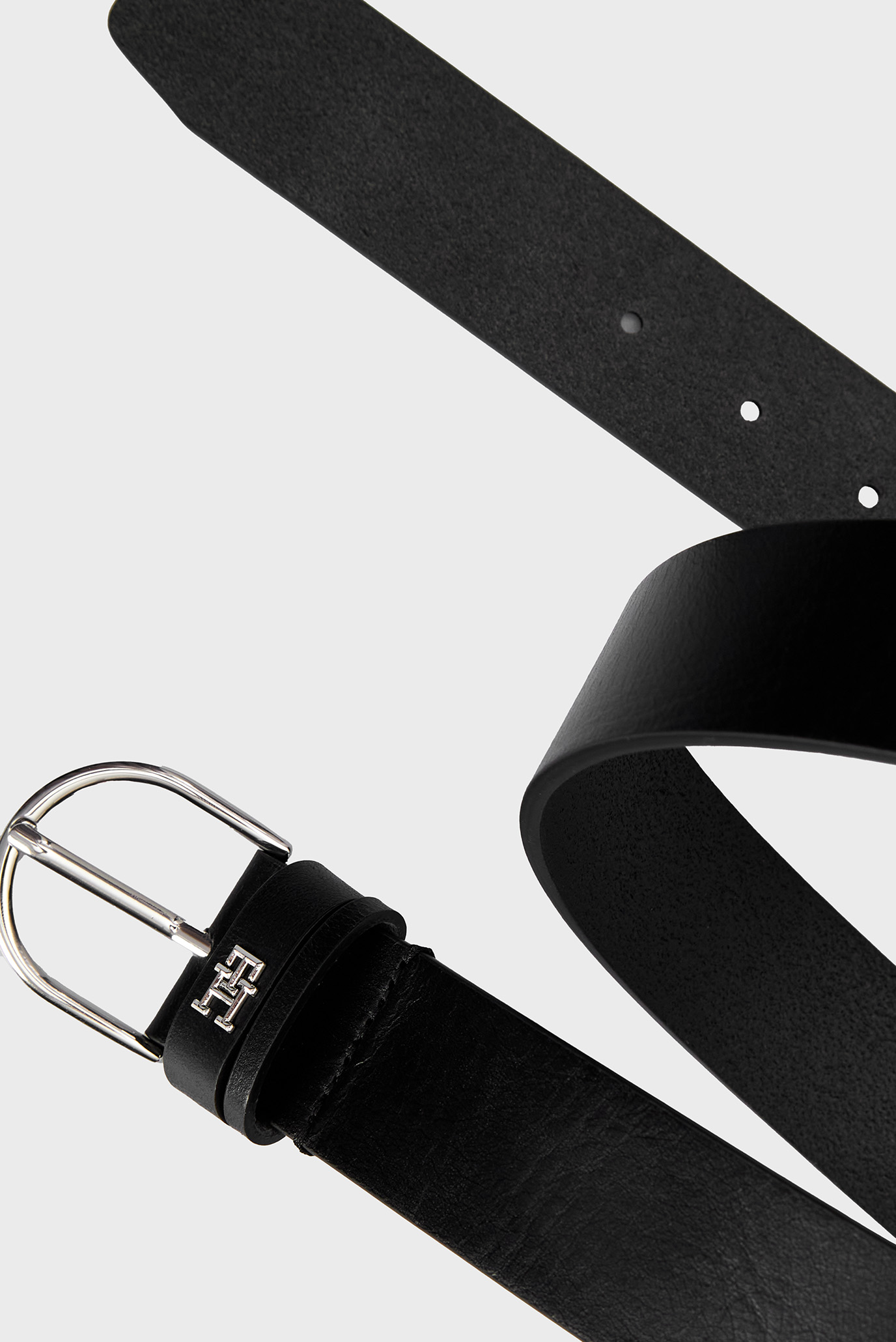 Женский черный кожаный ремень ESSENTIAL EFFORTLESS 3.5 2