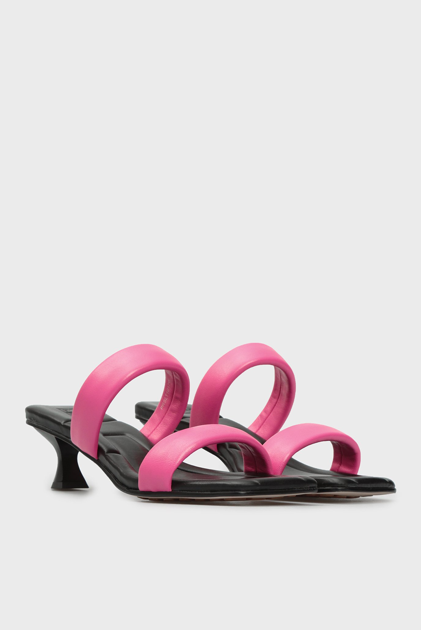 Женские розовые кожаные мюли Amiata 3