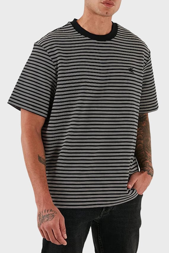 Футболка SS STRIPED OTTOMAN TEE Calvin Klein Футболка SS STRIPED OTTOMAN TEE Calvin Klein