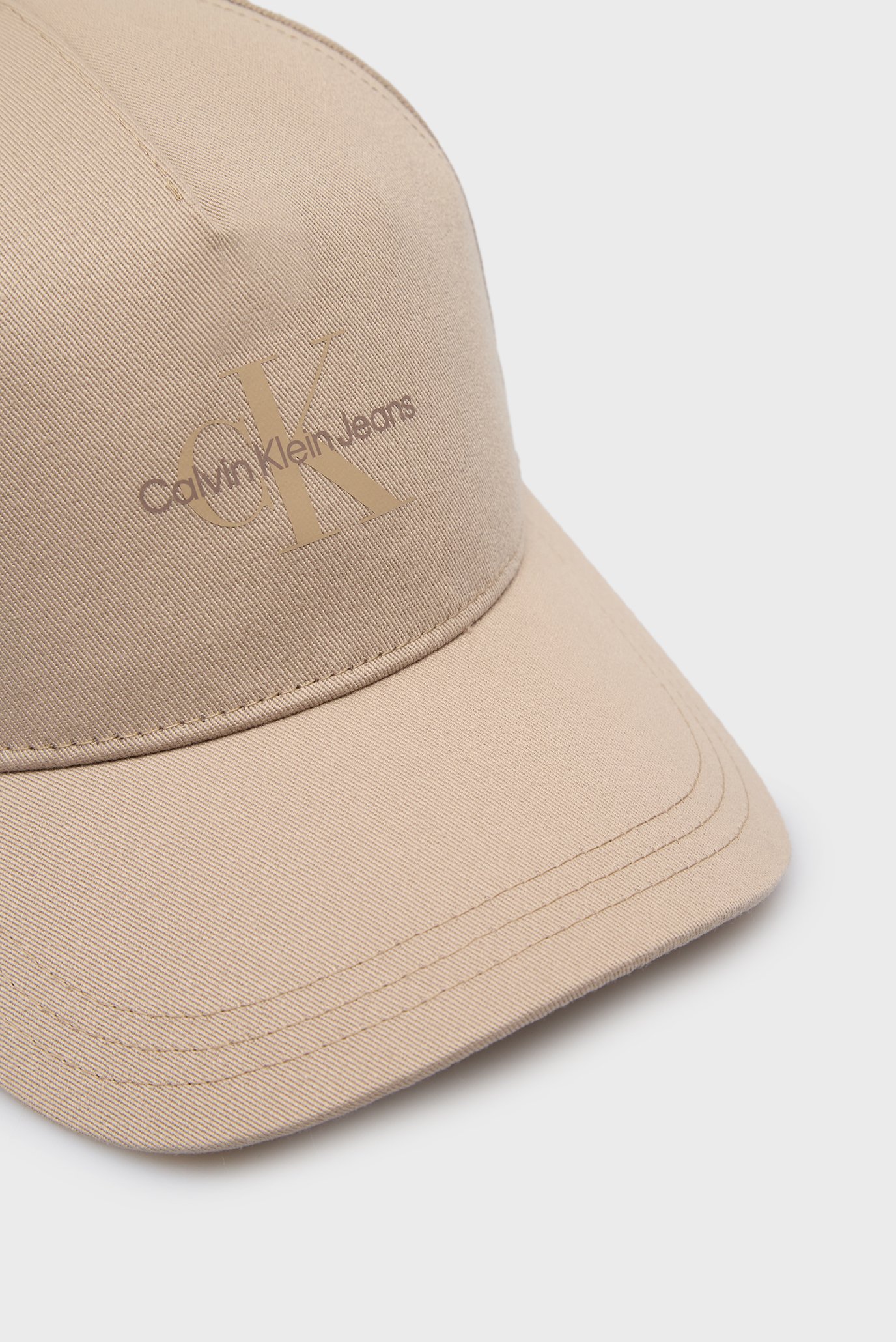 Женская бежевая кепка MONO LOGO PRINT CAPCalvin Klein Jeans Женская бежевая кепка MONO LOGO PRINT CAP 3