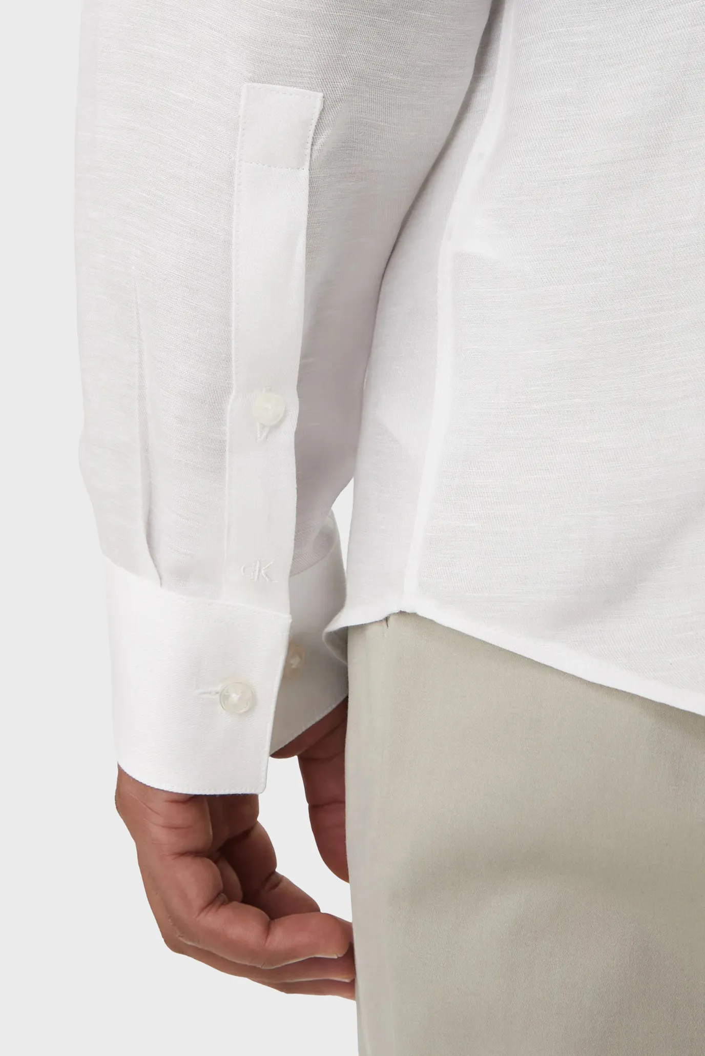 Рубашка SLIM REF LINEN BLD SLD 5