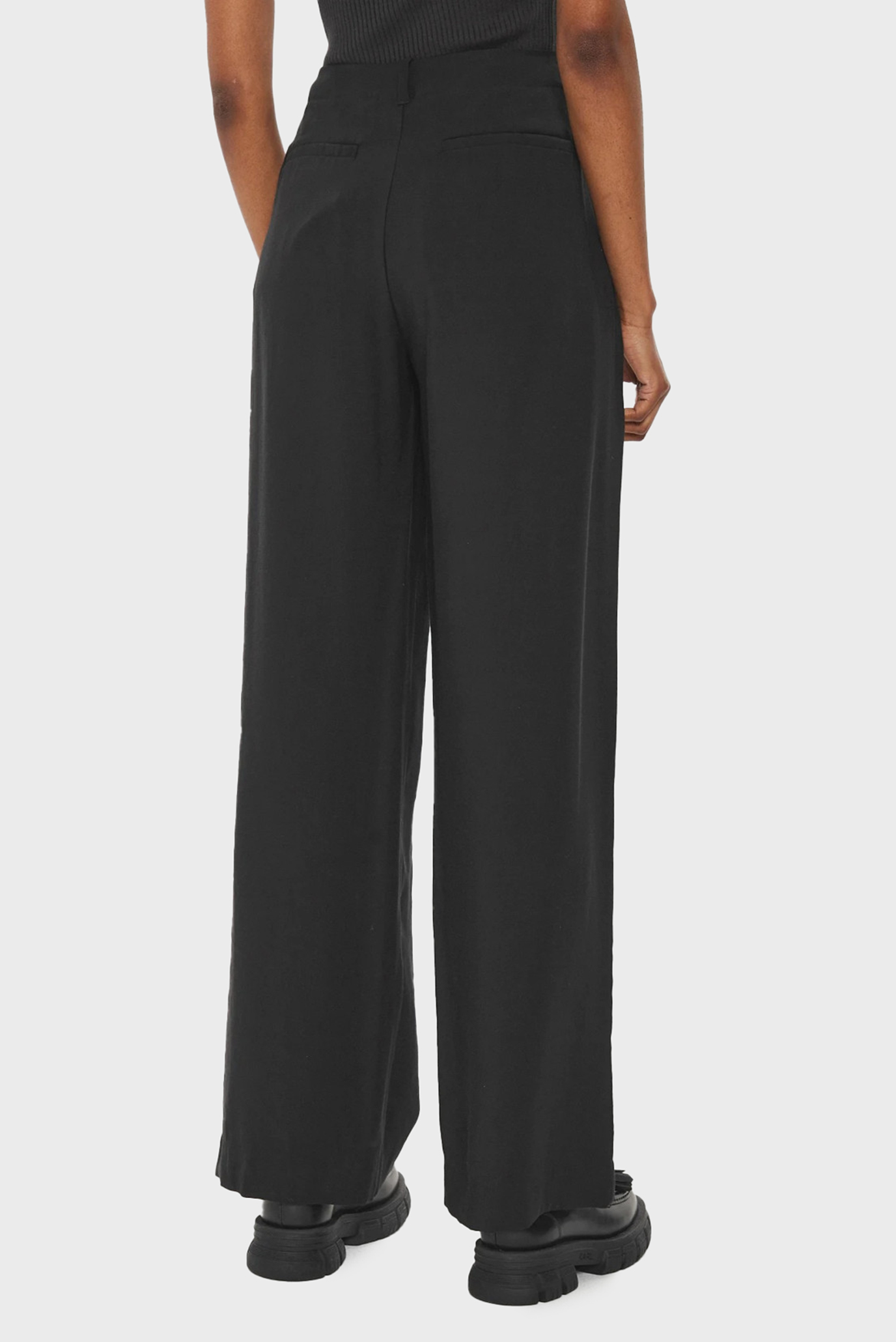 Женские черные брюки VISCOSE RELAXED 6