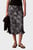 Юбка/Textured Satin Print Midi Skirt