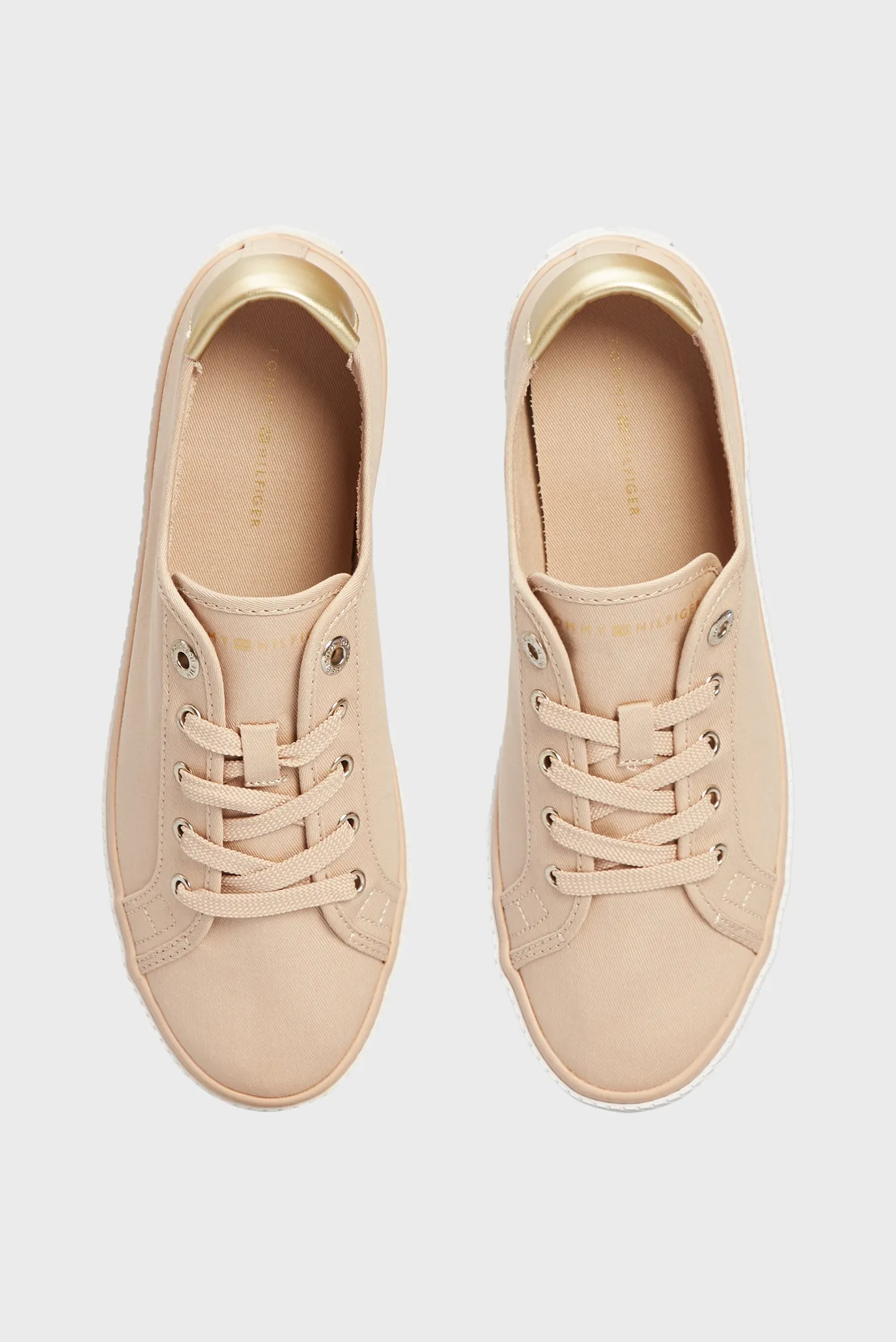 Женские бежевые кеды 8