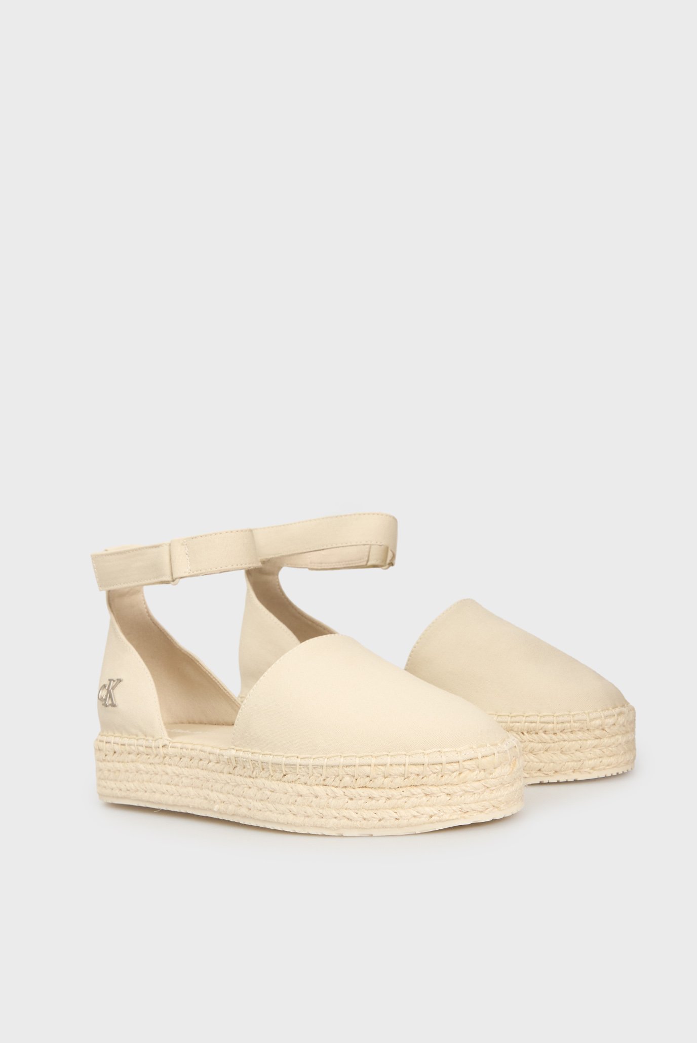 Женские бежевые босоножки WEDGE SANDAL WEBBING IN 3