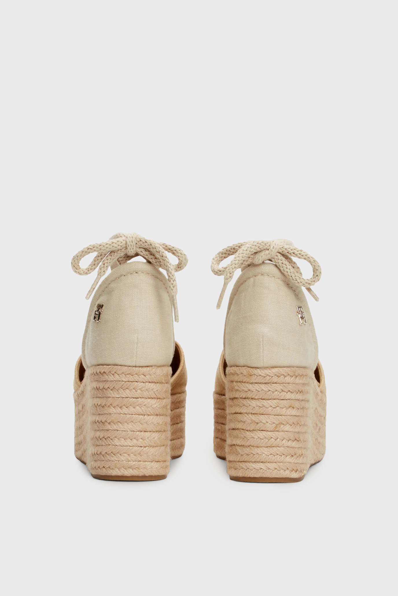 Босоножки CLOSED TOE LINEN FLATFORM 5